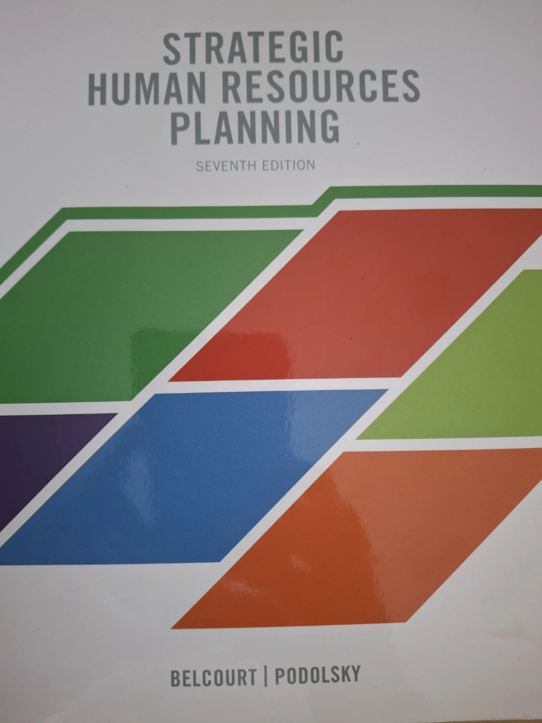 Strategic Human Resources Planning Seventh Edition Book