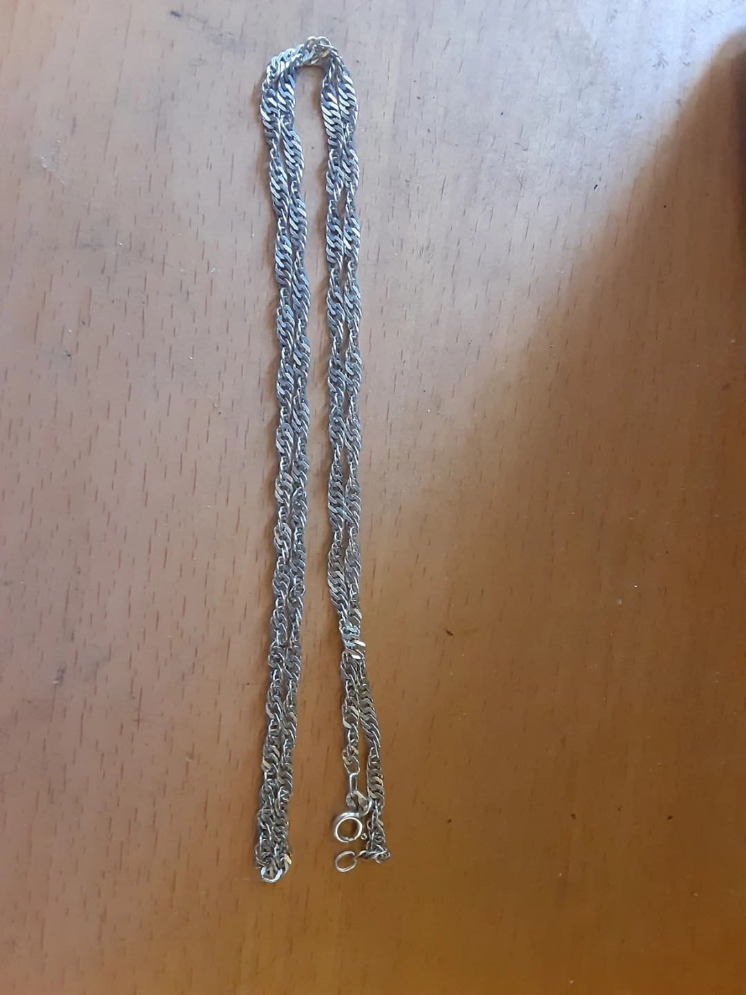Sterling Silver Rope Chain Necklace