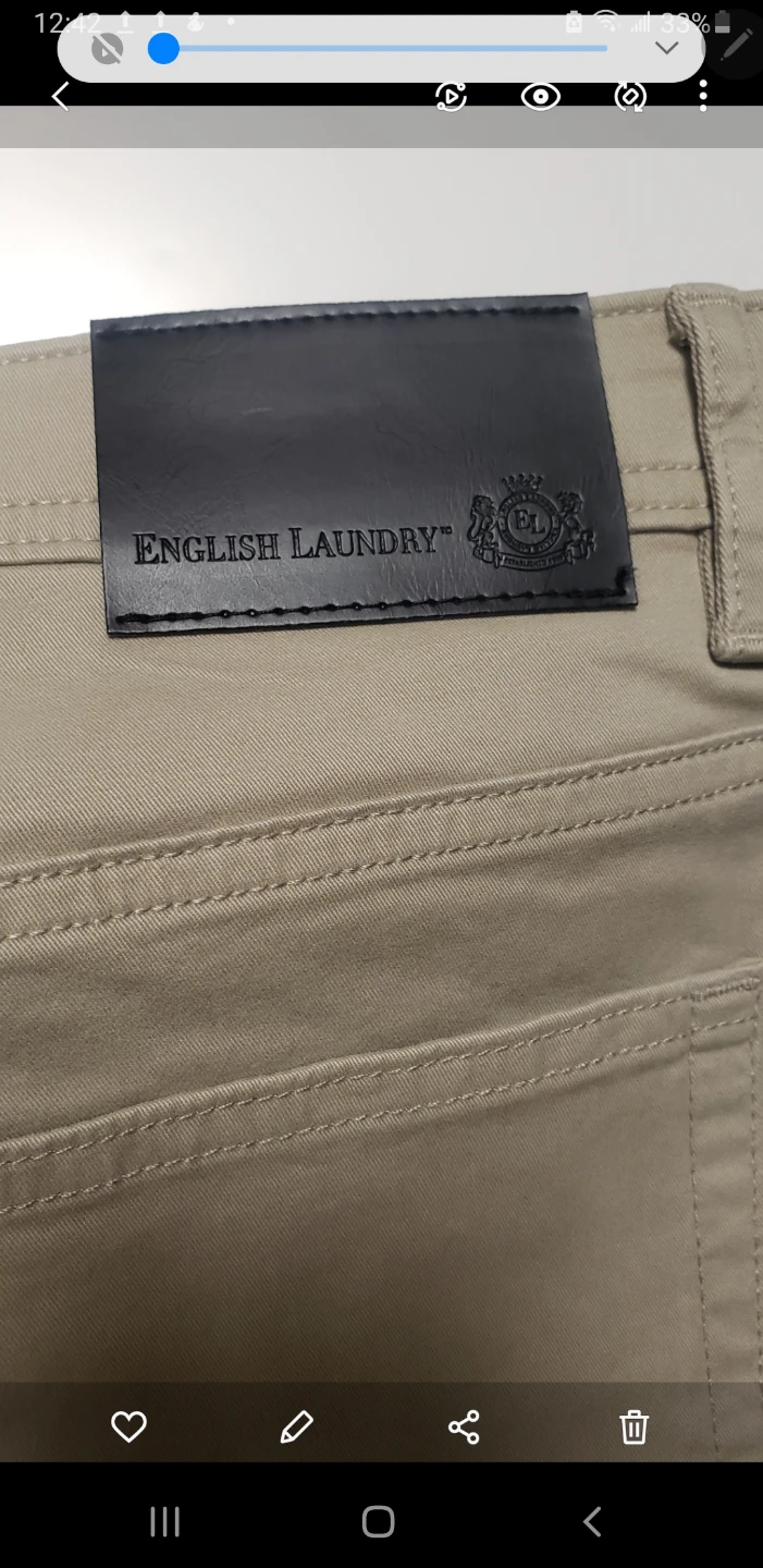 Brand new Mens English Laundry Khaki Pants - 32x30 - photo 3