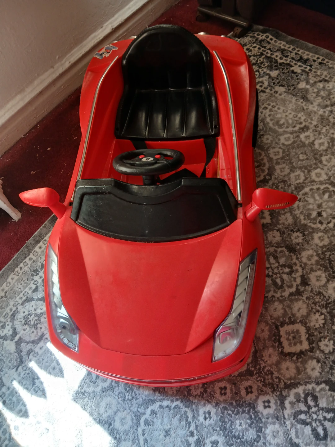Red Ride-On Toy Car ⚽