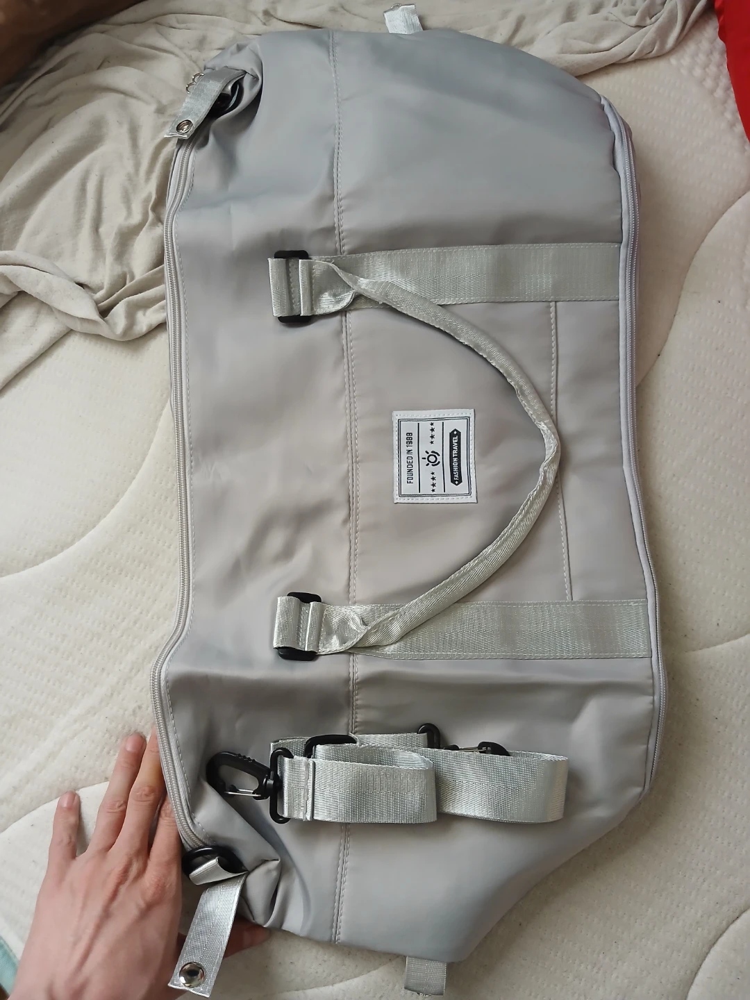 Fashion Travel Gray Tote Bag