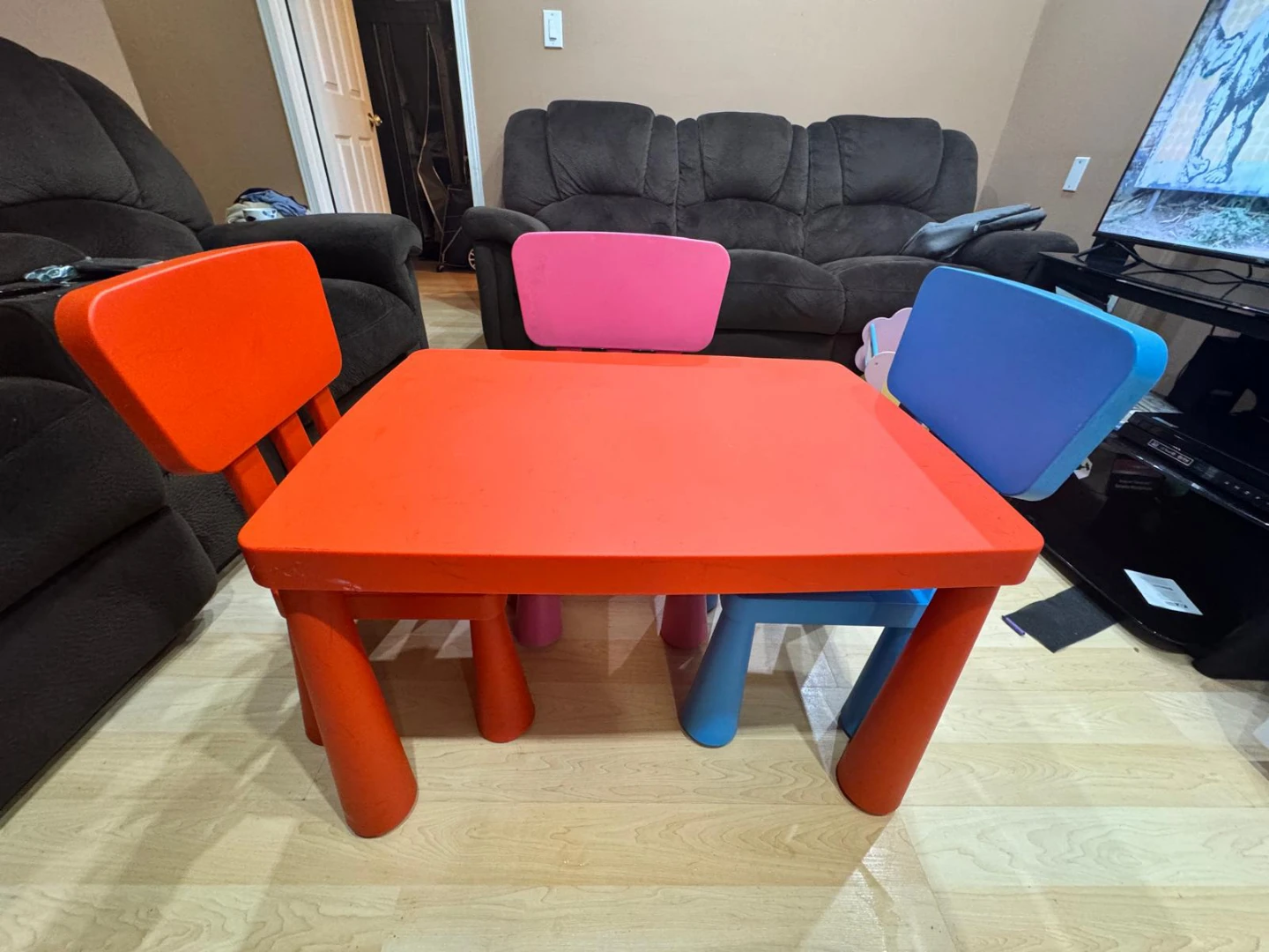Kids Play Table and Chairs Set