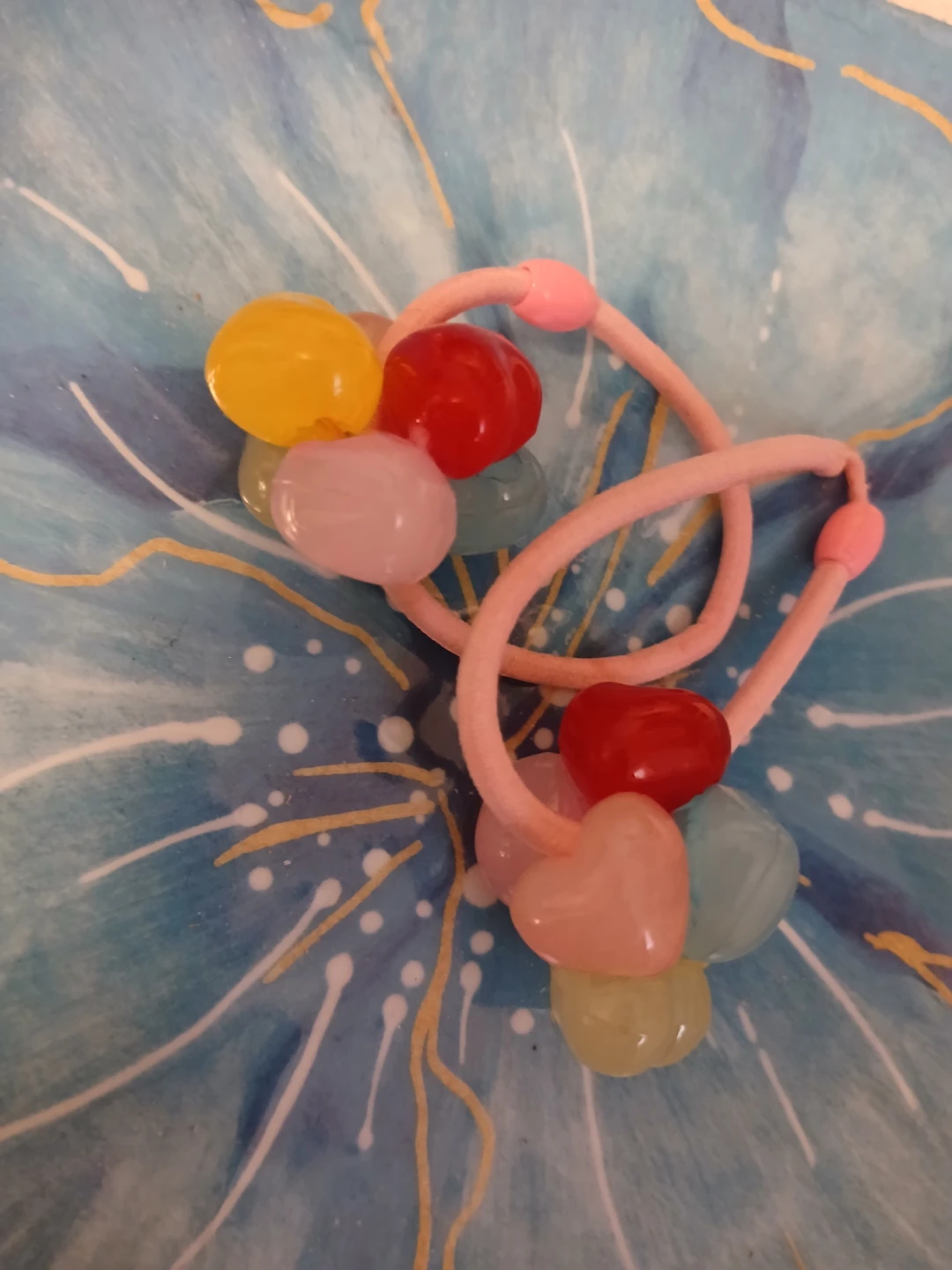 Candy decora style hair ties