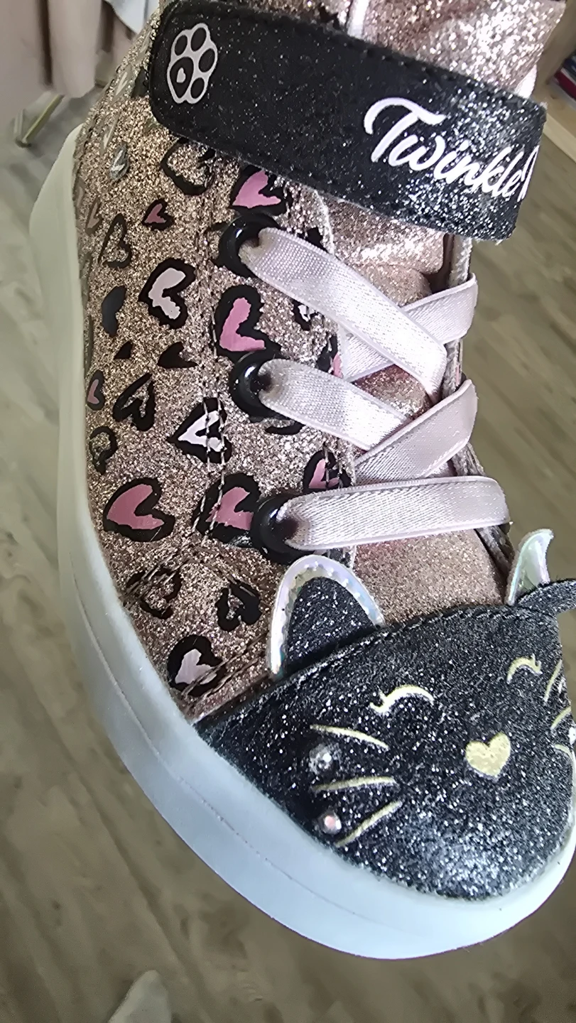 Twinkle Toes Sparkle Cat High-Top Shoes