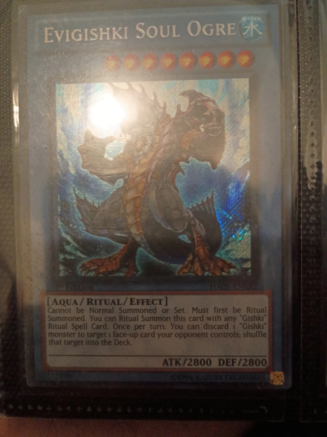 Yu-Gi-Oh! Evigishki Soul Ogre Card⚽