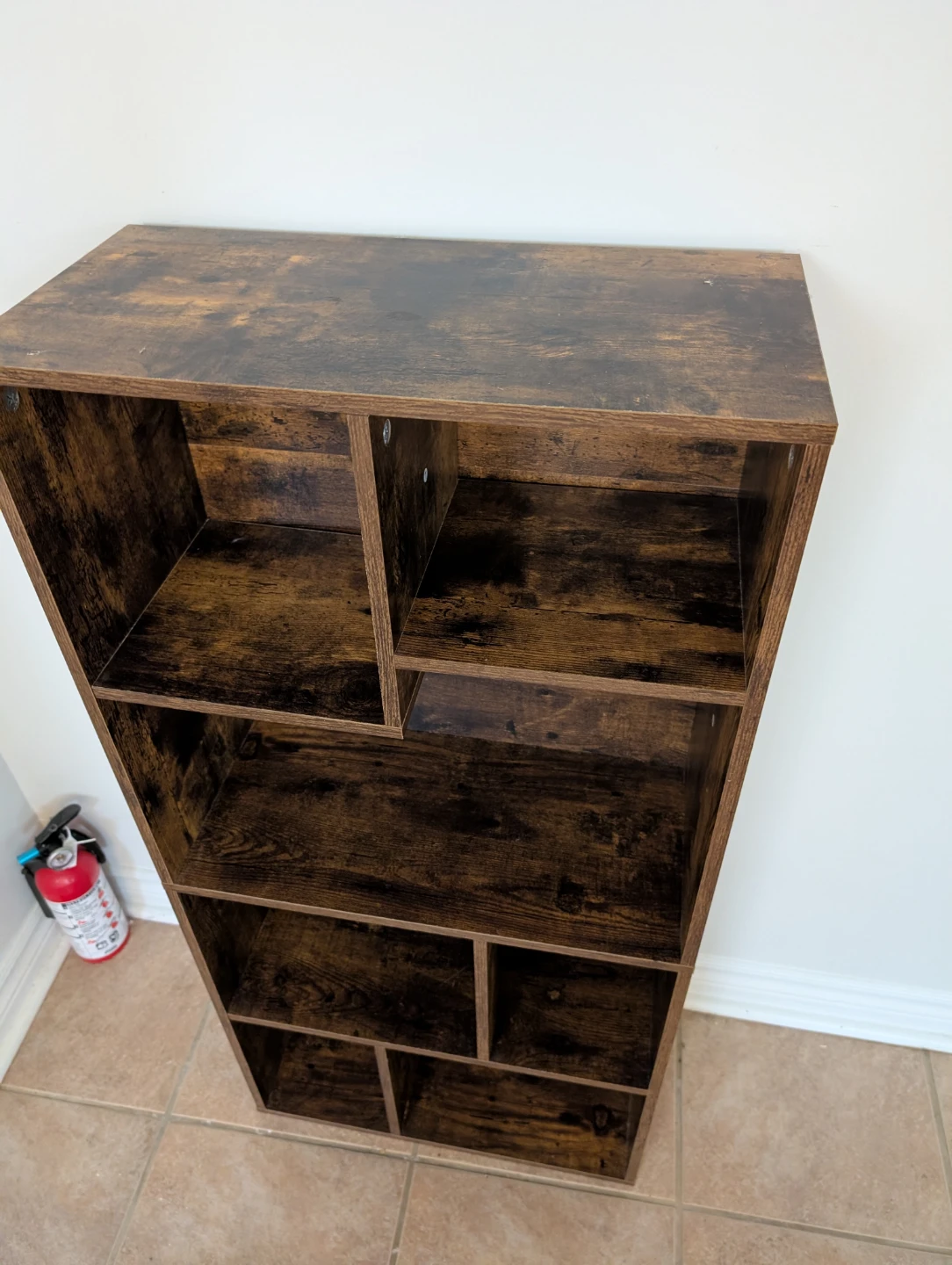 Rustic Brown 8-Cube Bookshelf - photo 3