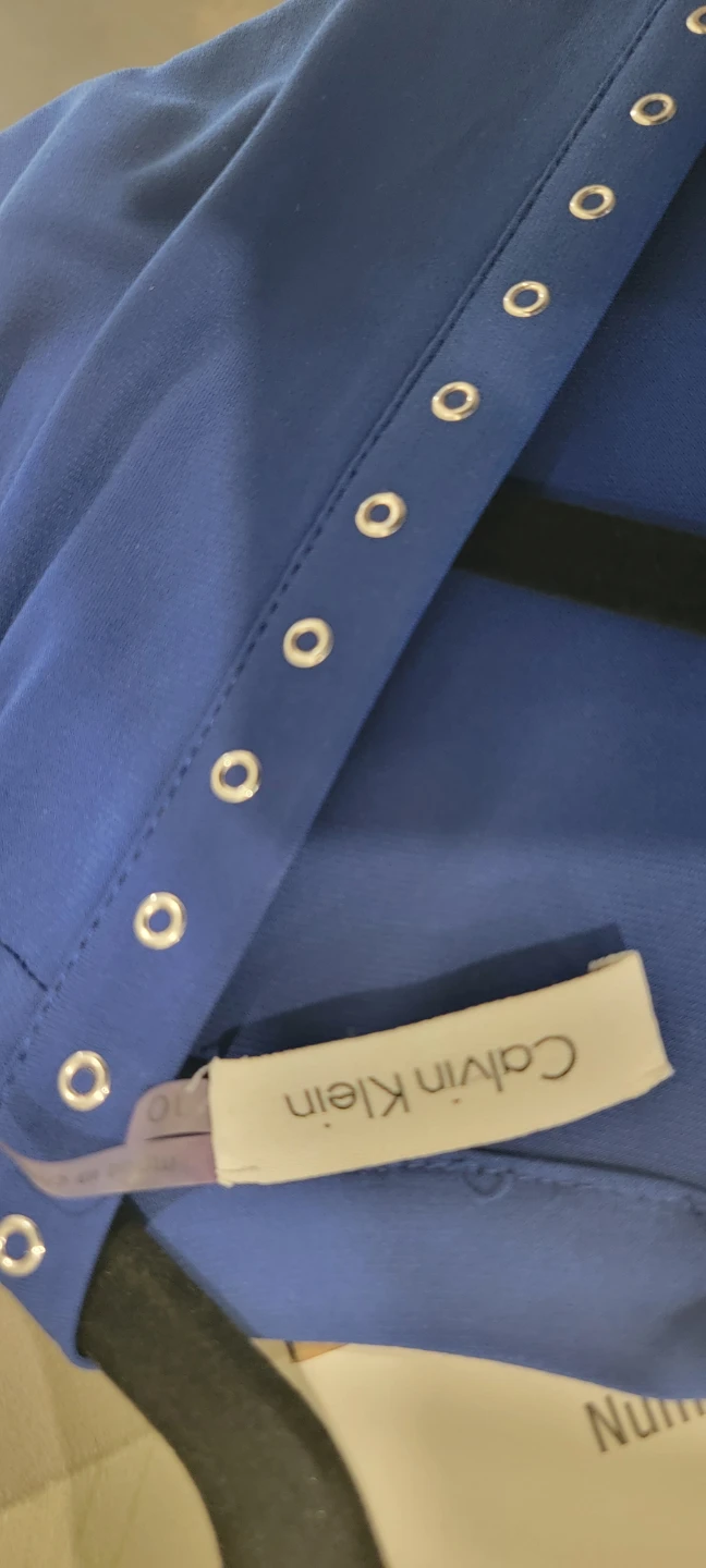 Calvin Klein Blue Grommet Detail Jumpsuit - photo 3