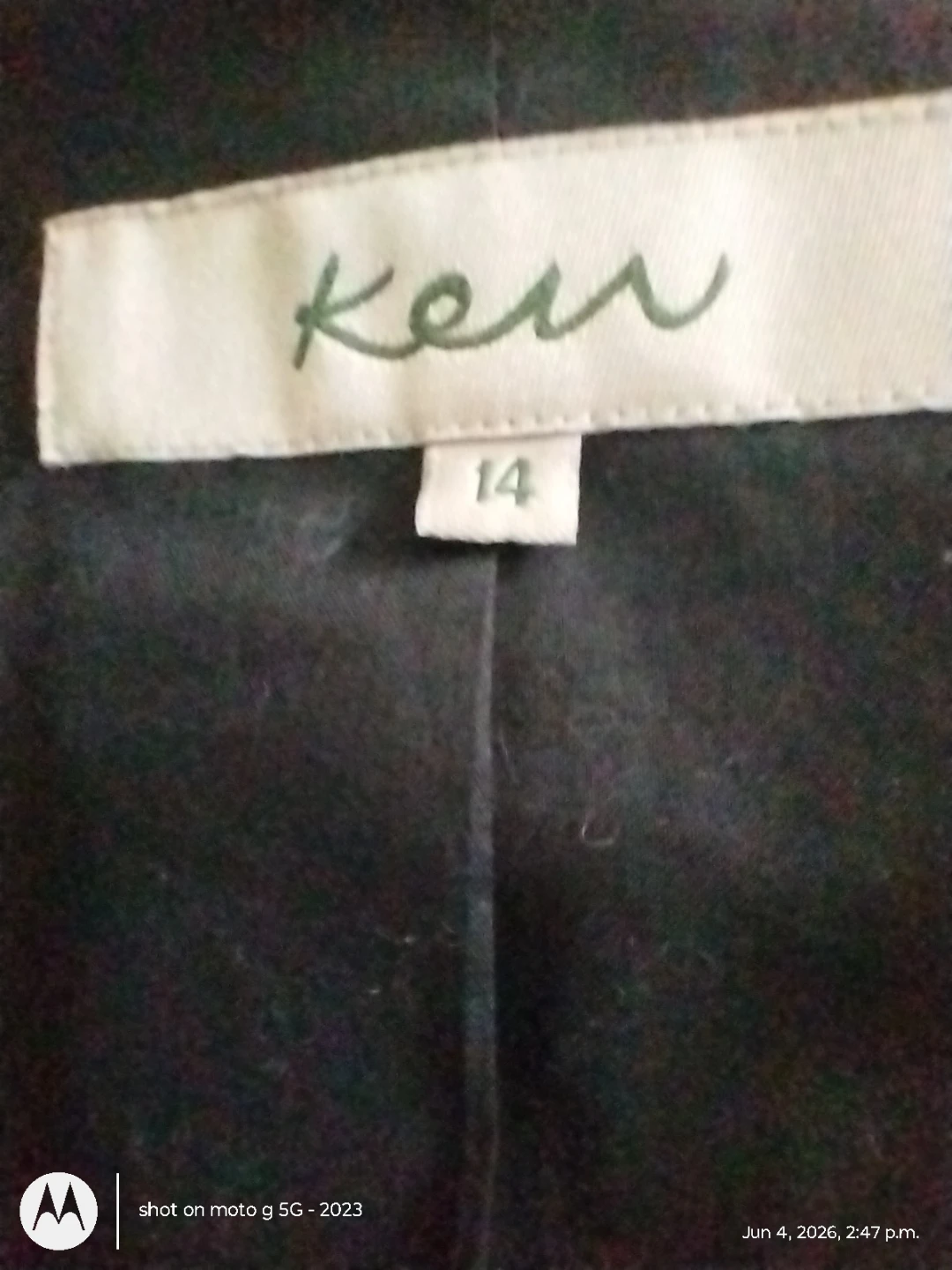 Kenzo Linen Women's Suit - Size 14 - photo 4