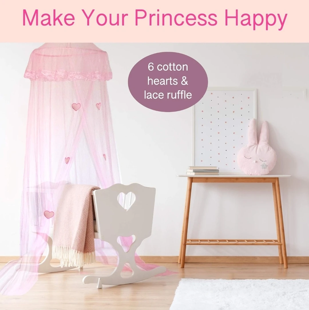Princess Bed Canopy for Girls ⚽ - photo 2