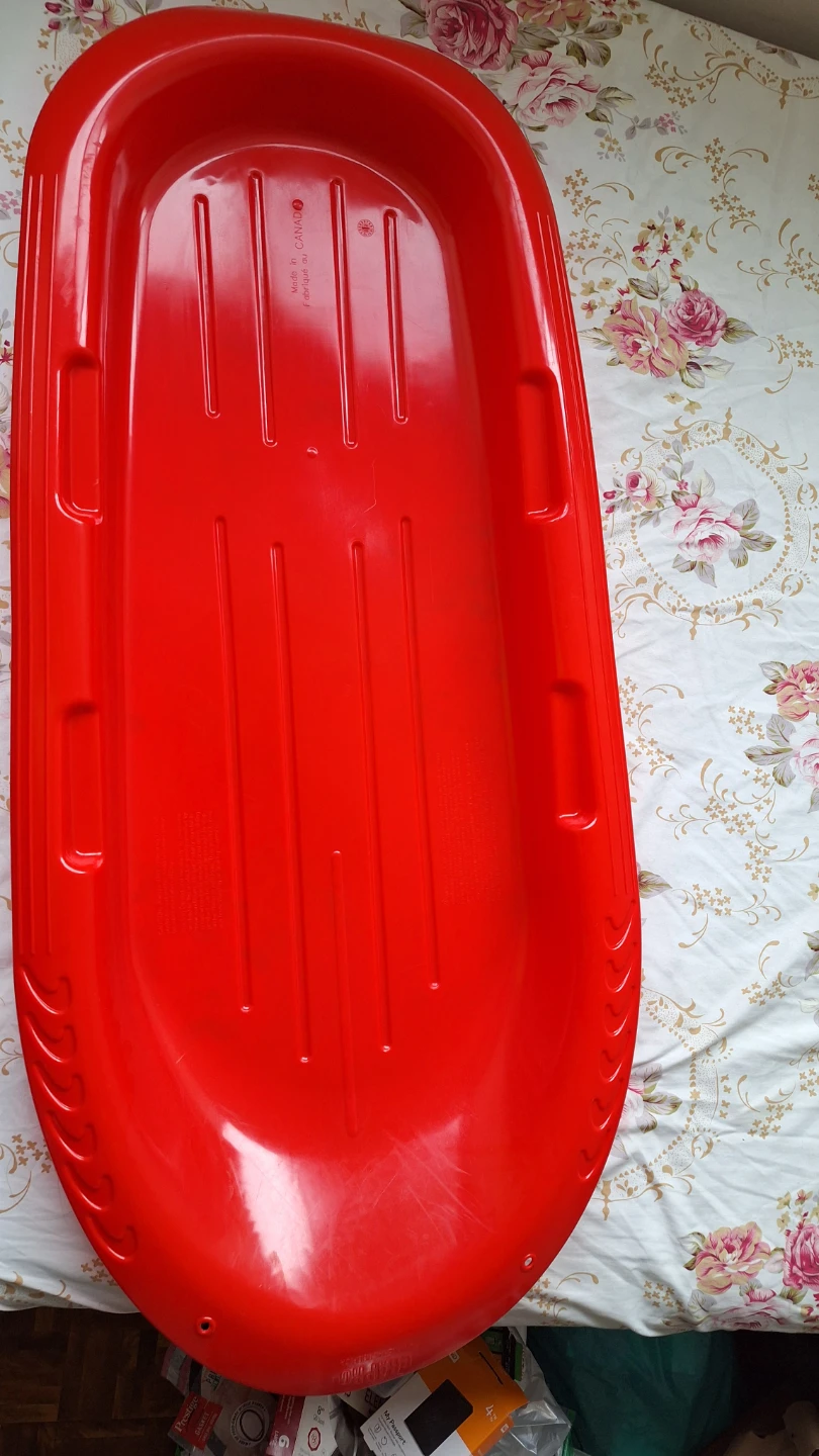Red Toboggan Sled - photo 2