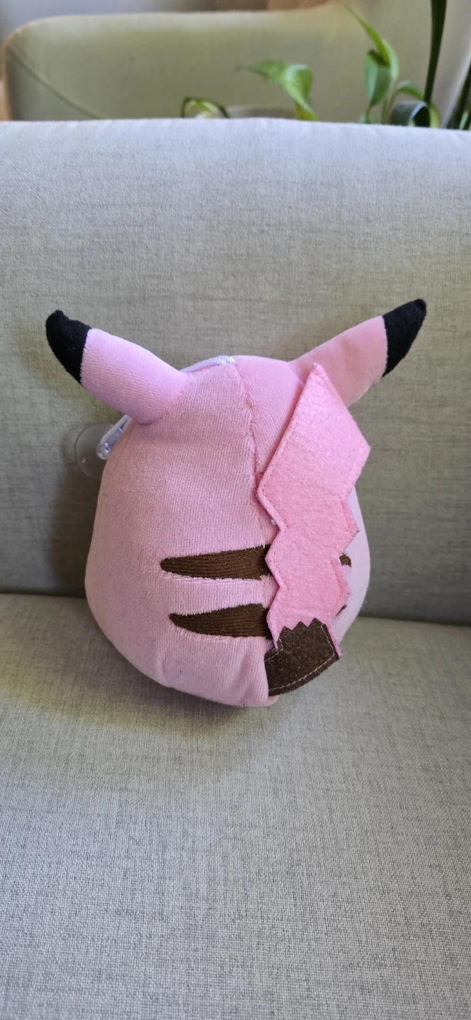Pink Pikachu Plush with Tennis Racket - photo 2
