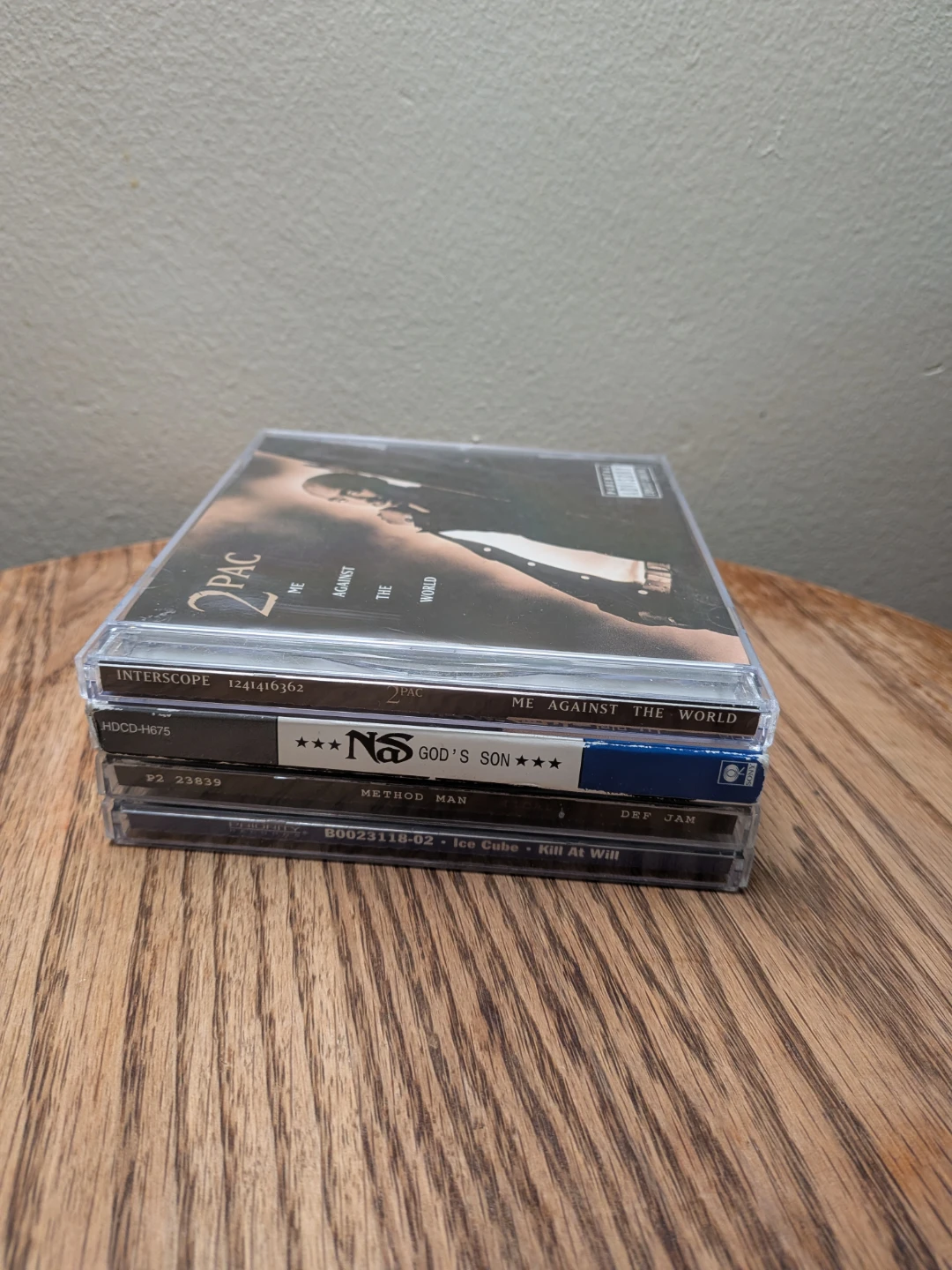 4 Hip Hop CDs: 2Pac, Nas, Method Man, Ice Cube - photo 2