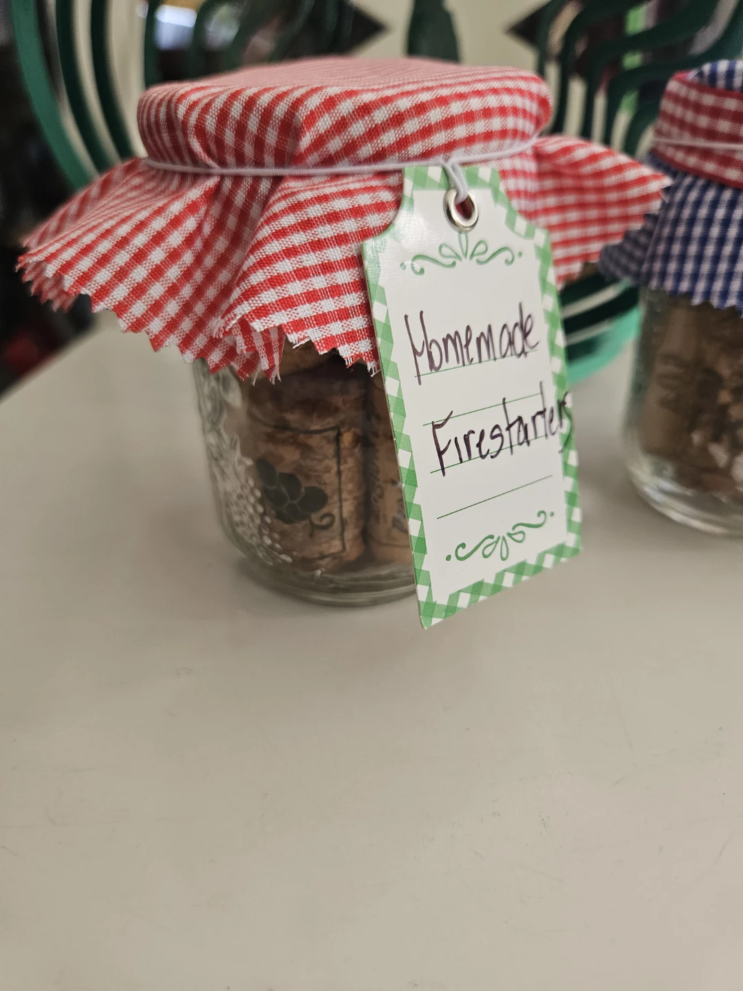 Homemade Firestarters in Jar