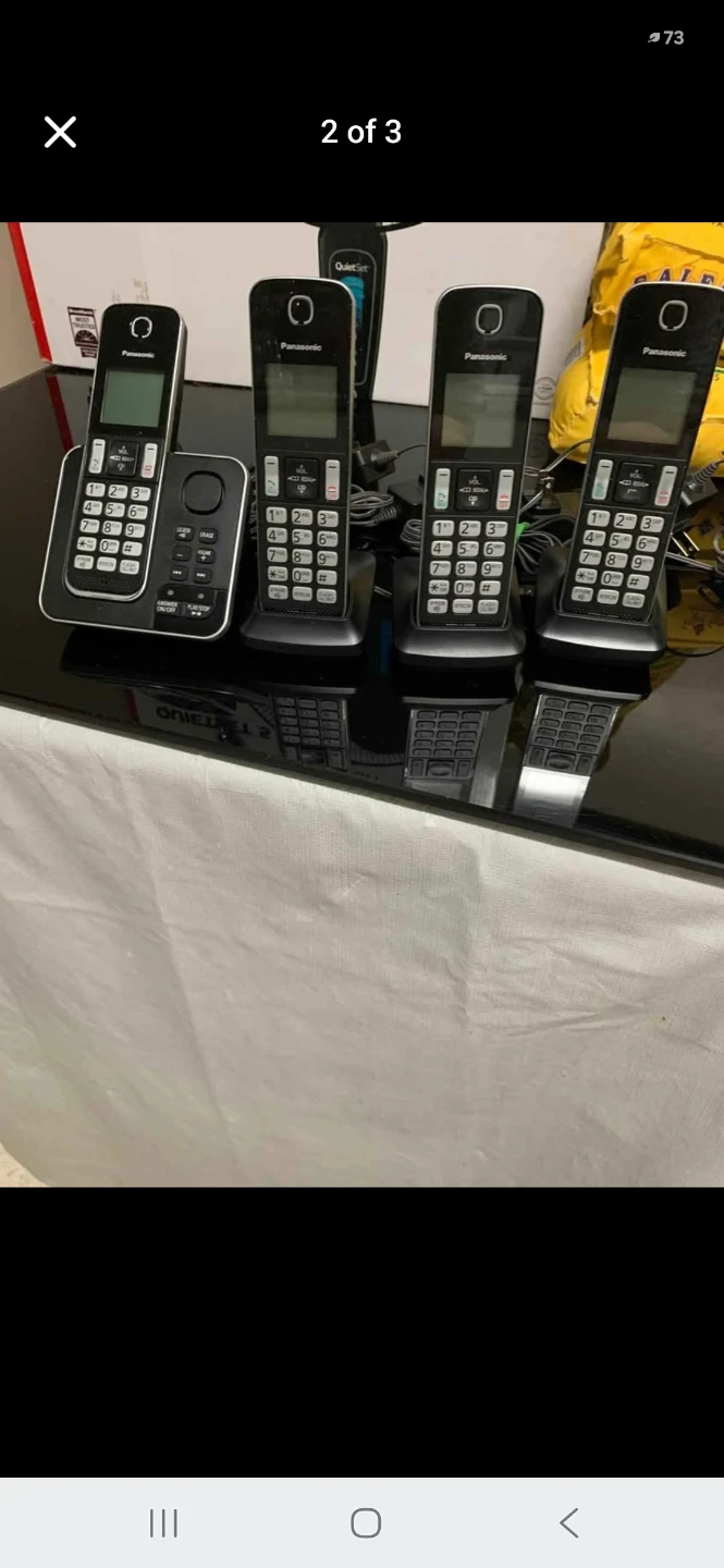 Panasonic Cordless Phones - Set of 4