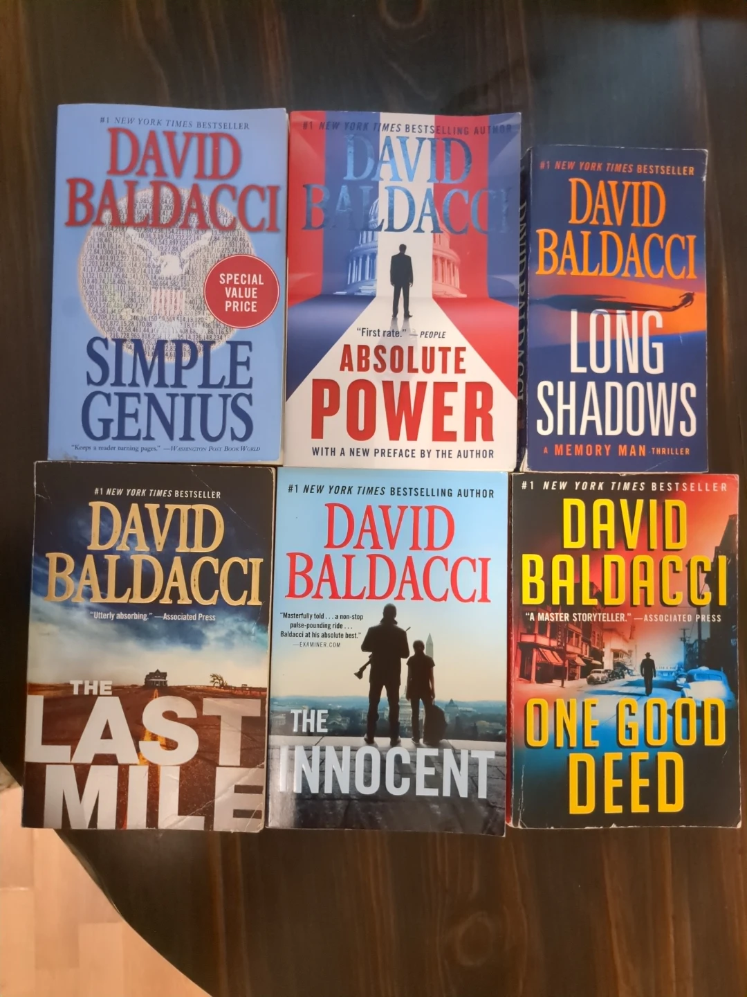 David Baldacci Thriller Novel Collection