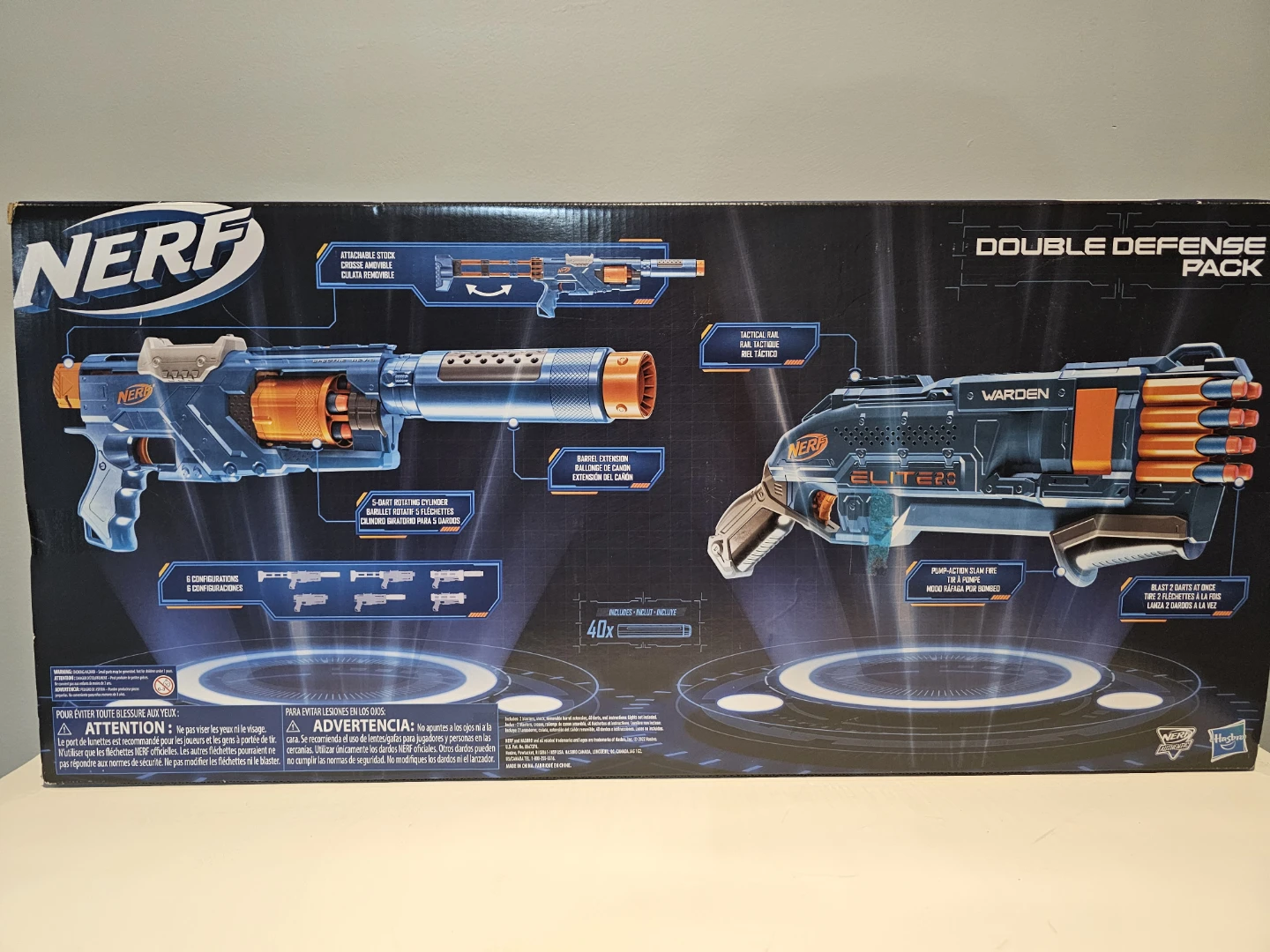 Nerf Elite 2.0 Double Defense Pack - photo 2