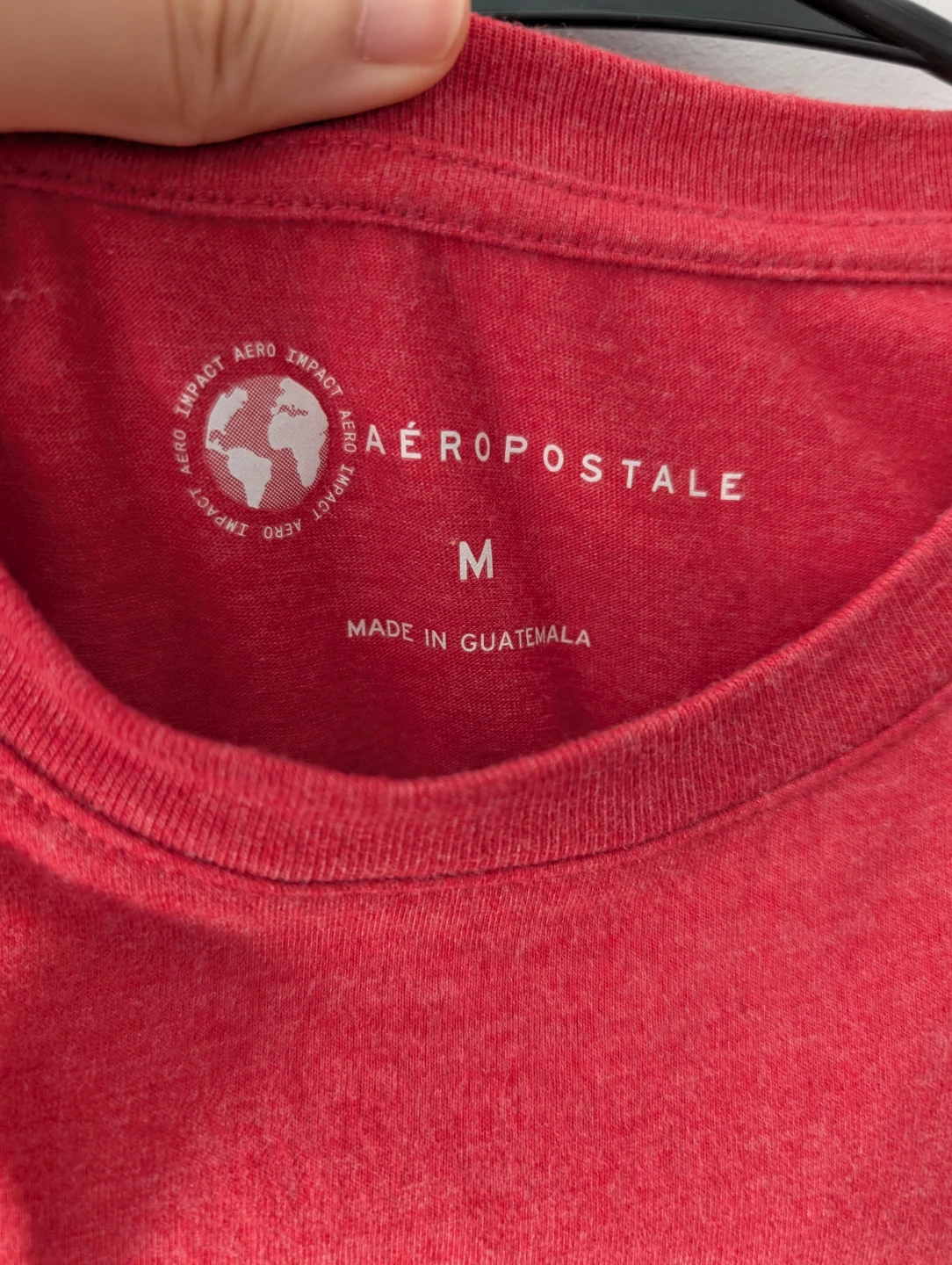 Aeropostale California Crewneck Hip Surfer Red T-Shirt ptp 16.5" - photo 2