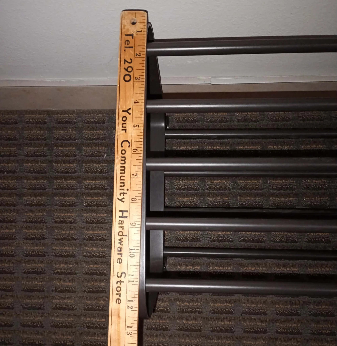 Black Metal Shoe Rack - photo 4