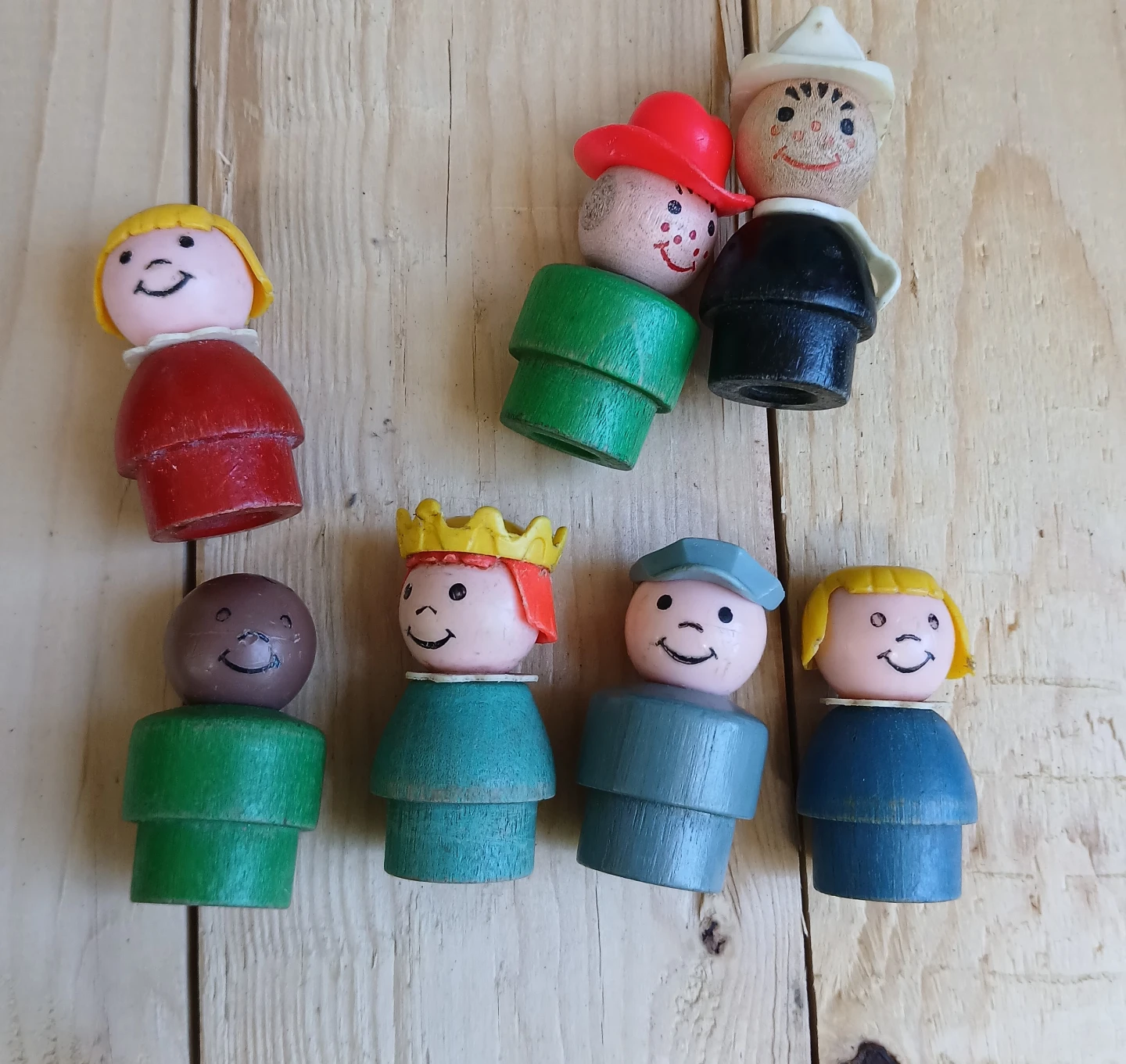 Fisher-Price Original Little People Wooden Figures Set