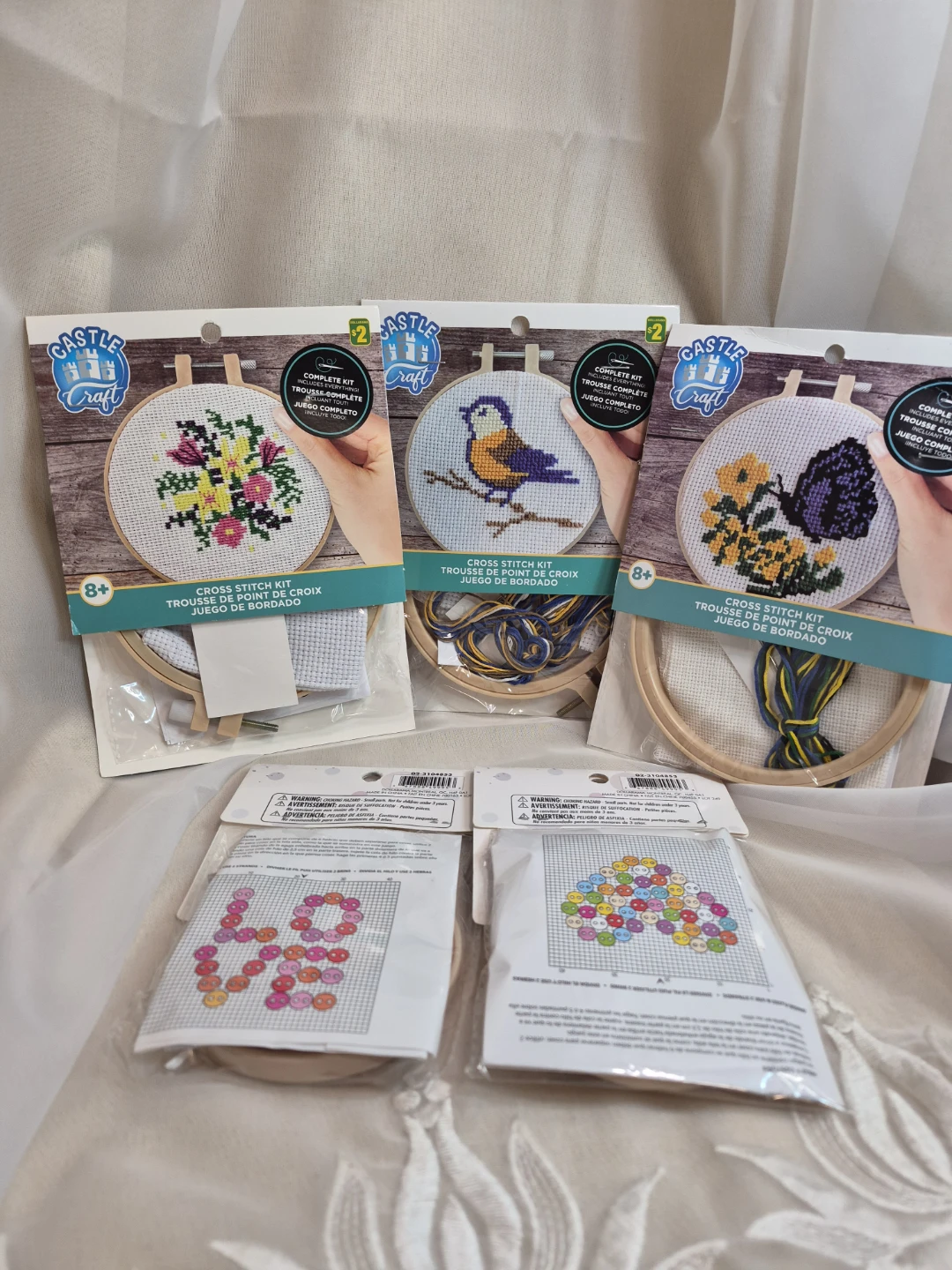 Lot of 5 Little Cross Stitch Kits all BNISP