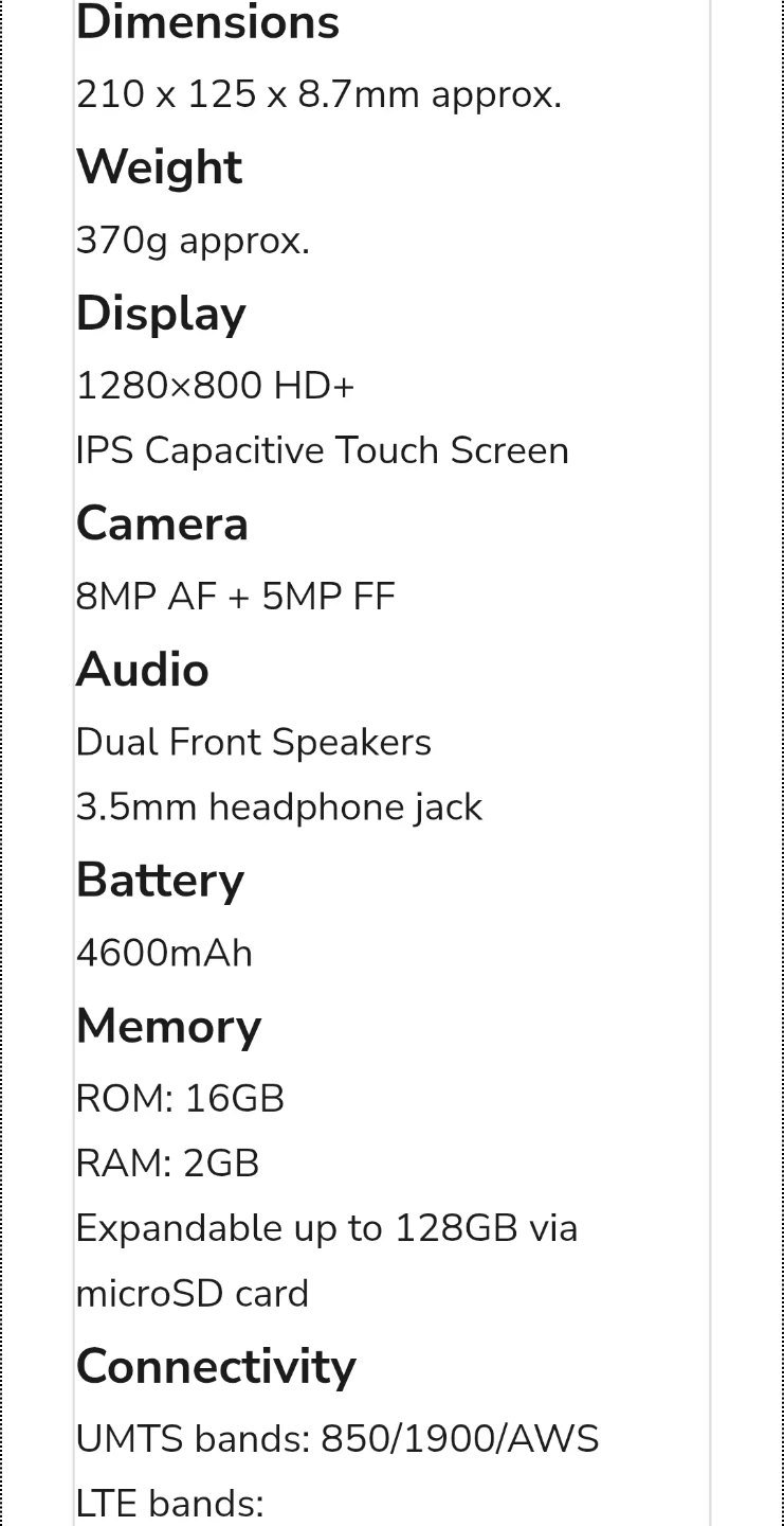 ZTE Grand X View 3 Tablet - photo 2