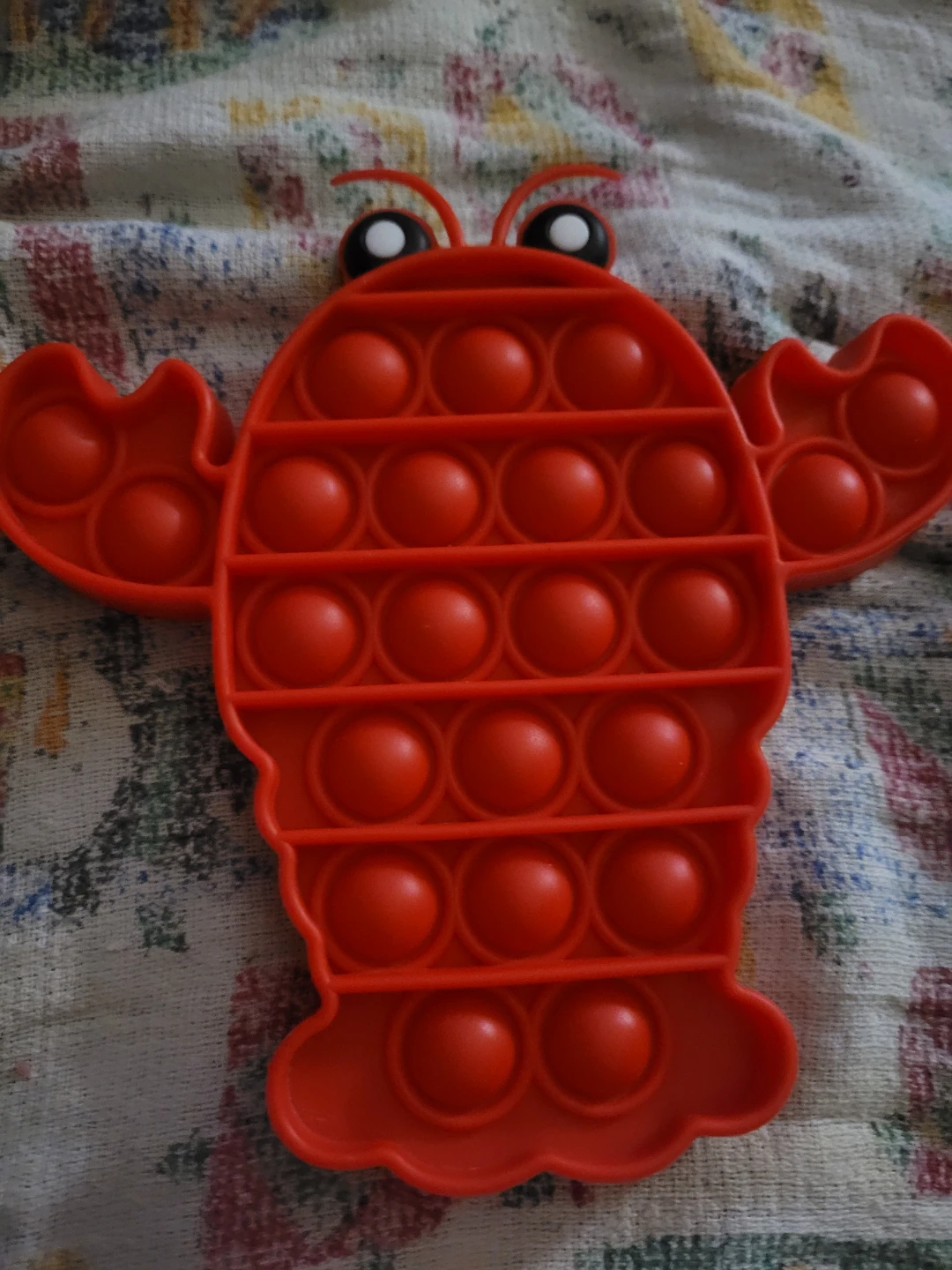 Lobster fidget pop it toy