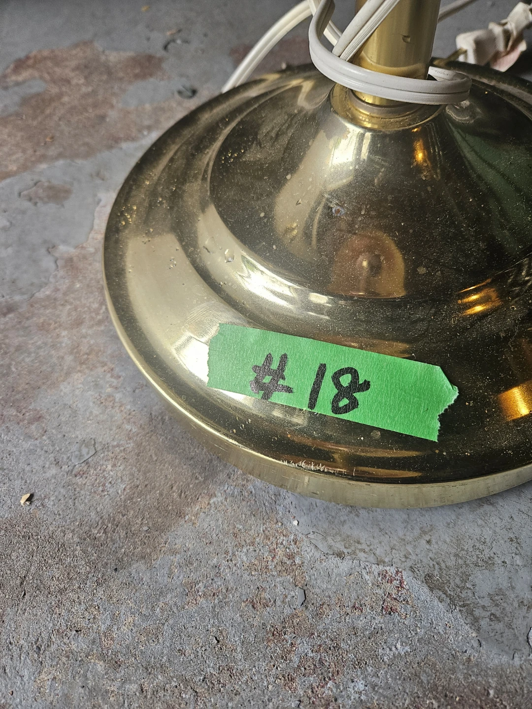 Pink Floor Lamp with Gold Accents - photo 5