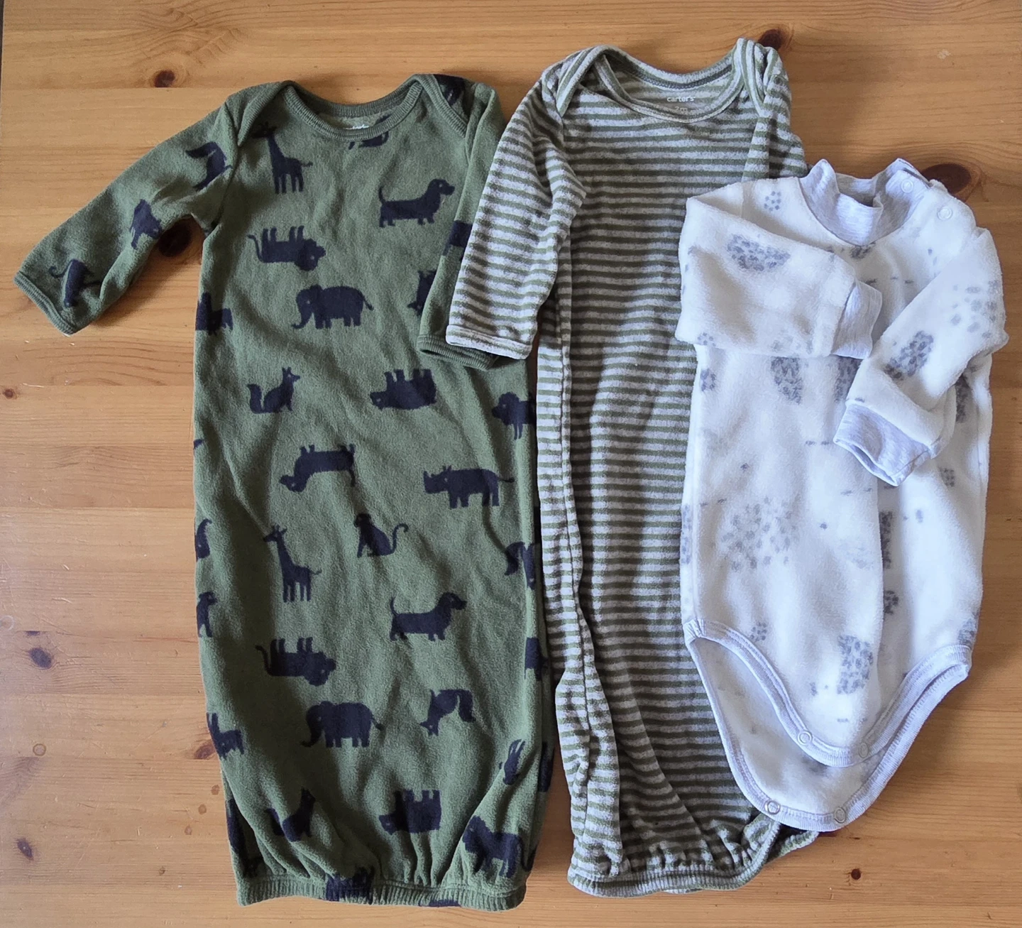 Baby Sleepers and Bodysuit 0-3M