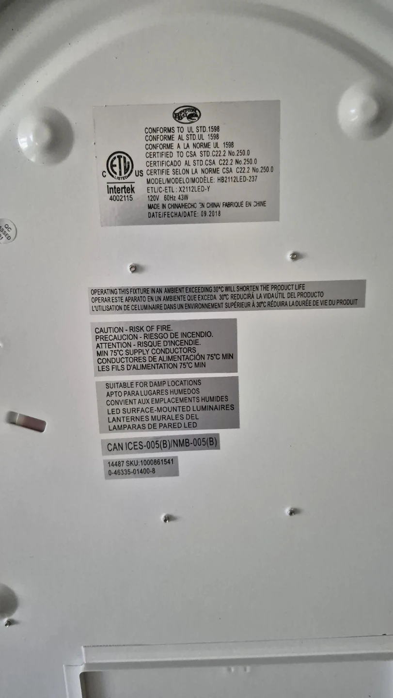 LED Flush Mount Ceiling Light Fixture - photo 4