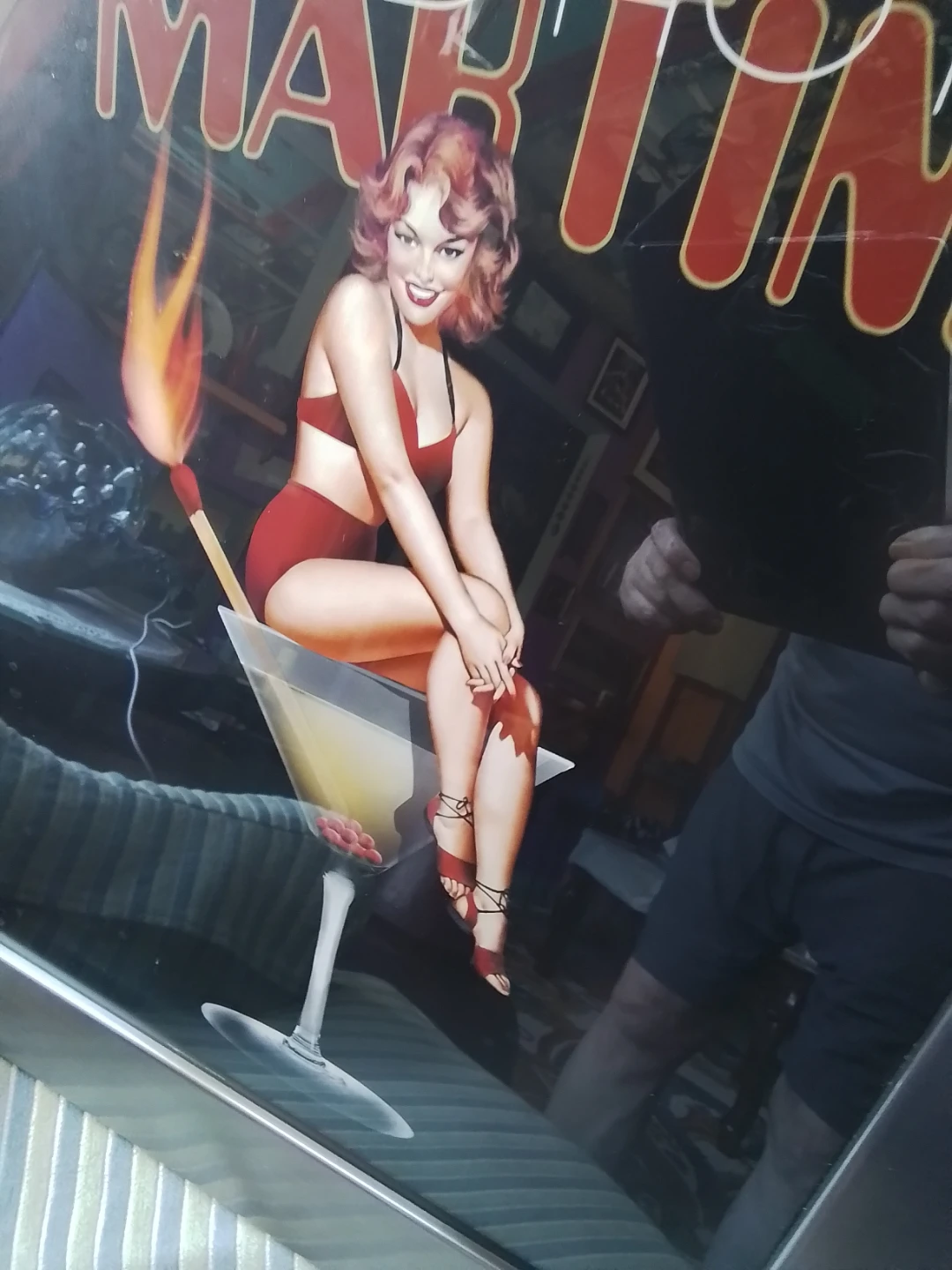 Red Hot Martini Framed Art Print - photo 2