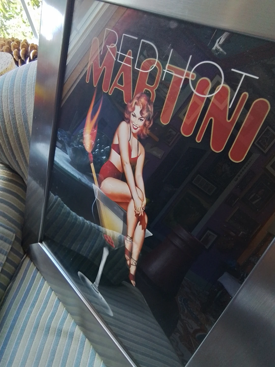 Red Hot Martini Framed Art Print - photo 3