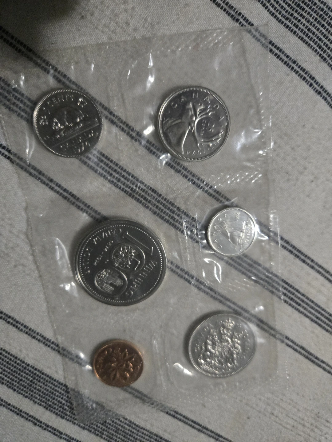 Vintage uncirculated coins