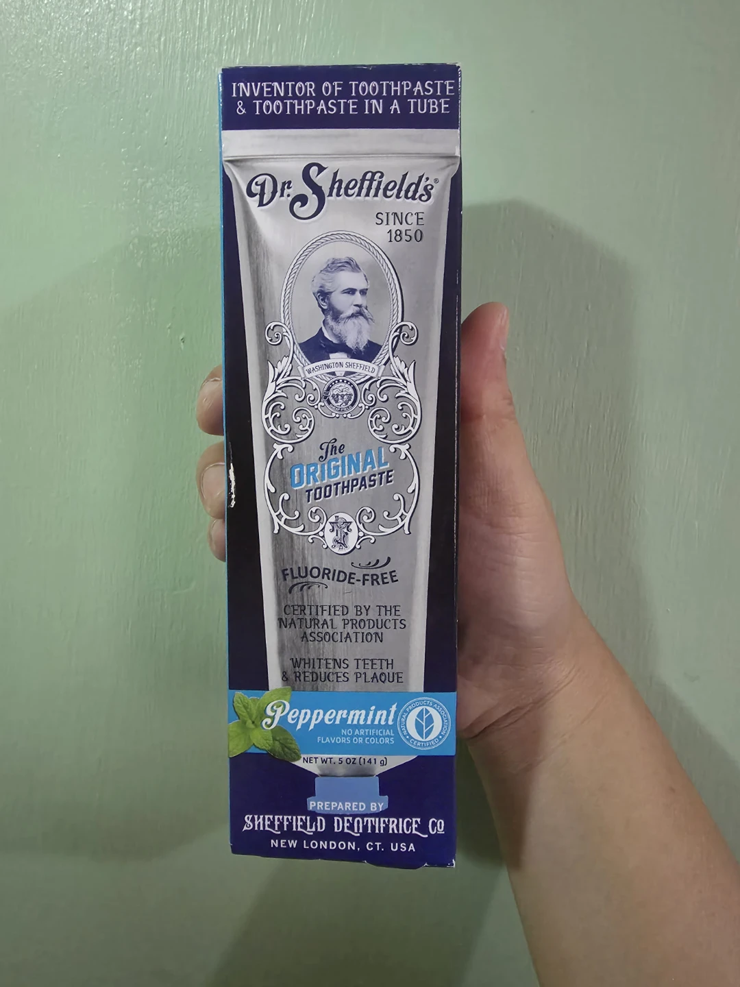 Dr. Sheffield's Peppermint Toothpaste ⚽️