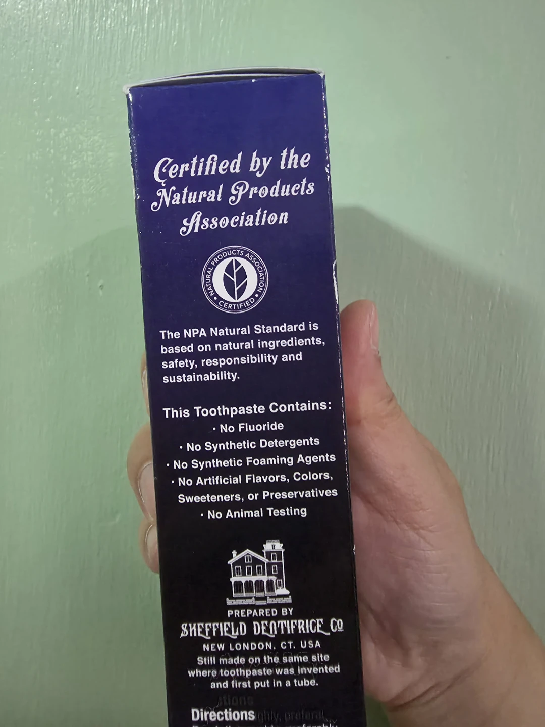 Dr. Sheffield's Peppermint Toothpaste ⚽️ - photo 2