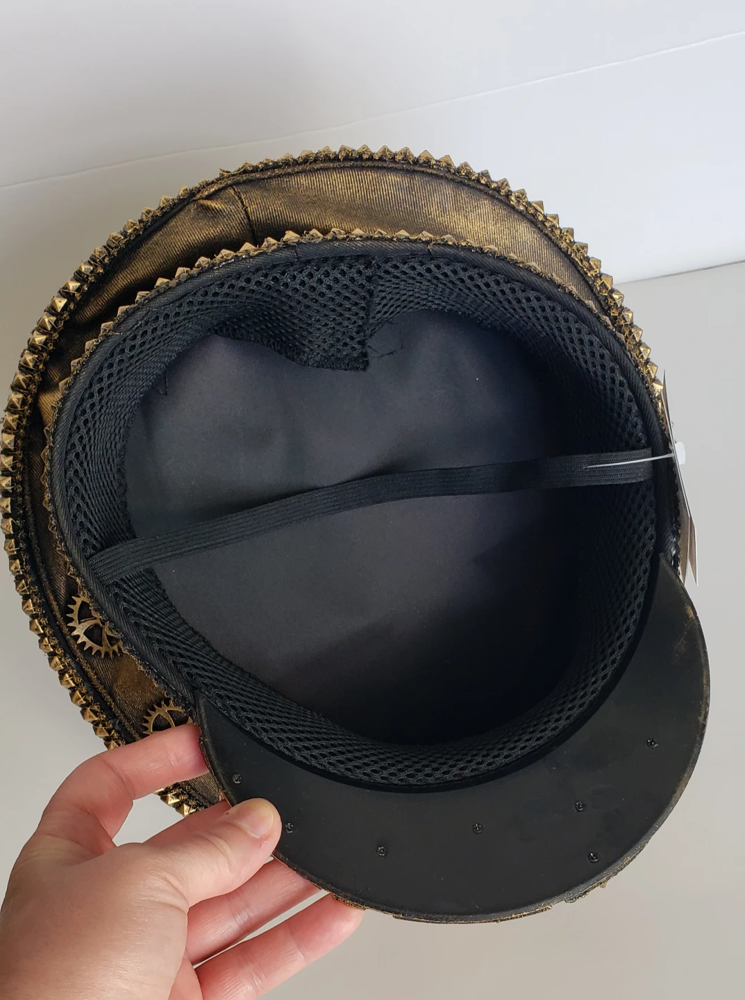 Steampunk Style Hat with Gears and Spikes - photo 5