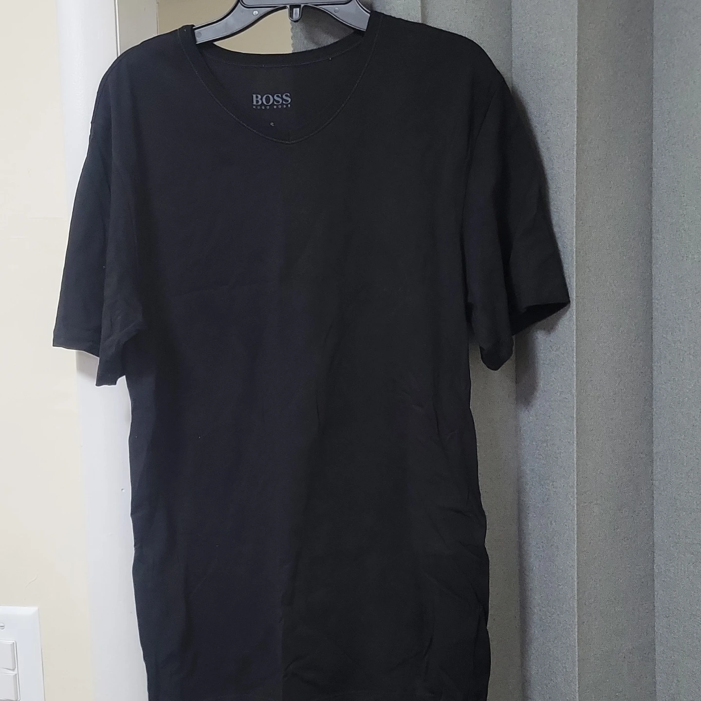 BOSS Hugo Boss Black V-Neck T-Shirt - photo 2