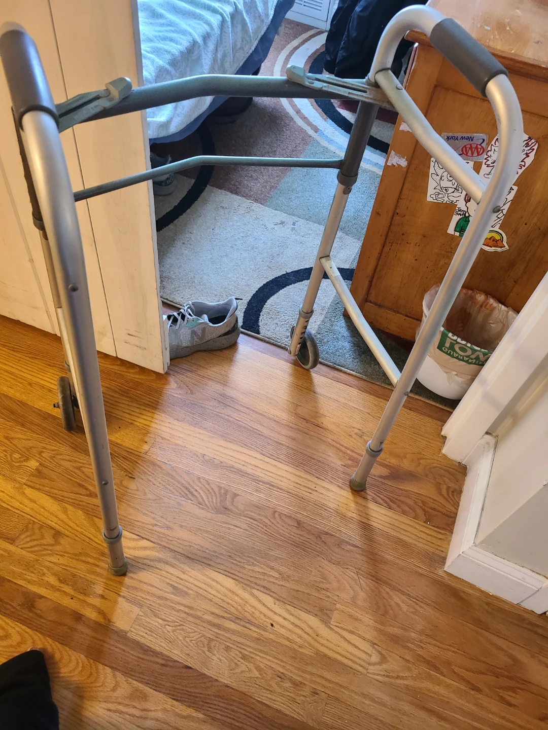 Folding Walker with Wheels - photo 3