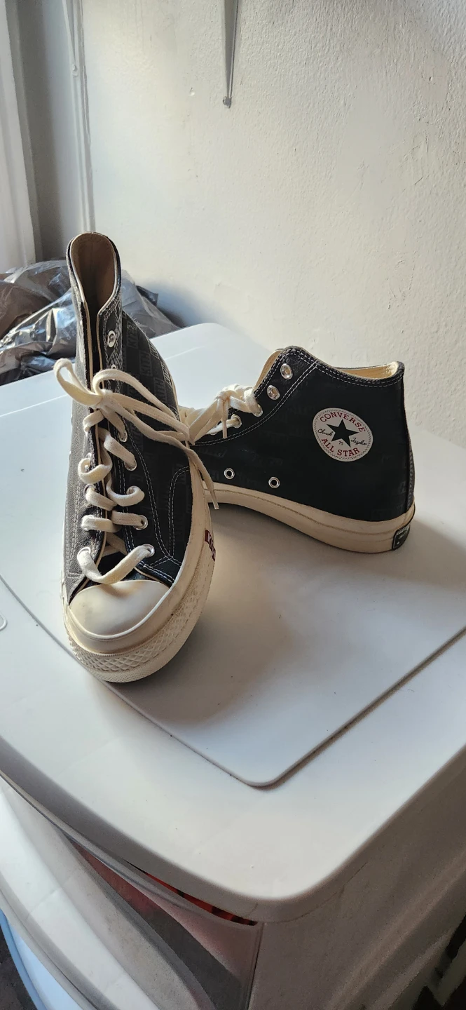KITH X Converse All Star Chuck Taylor High Top Shoes Blue
