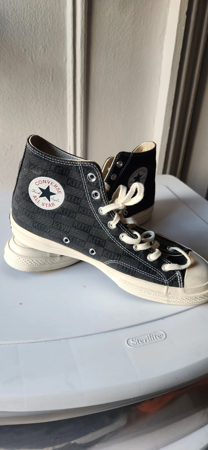 KITH X Converse All Star Chuck Taylor High Top Shoes Blue - photo 2
