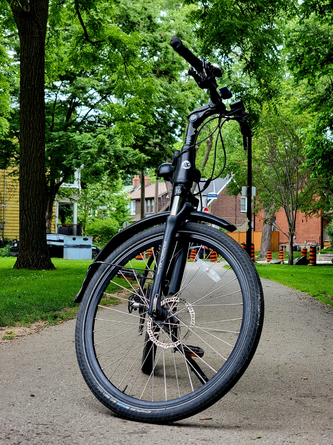 Black Electric Bike