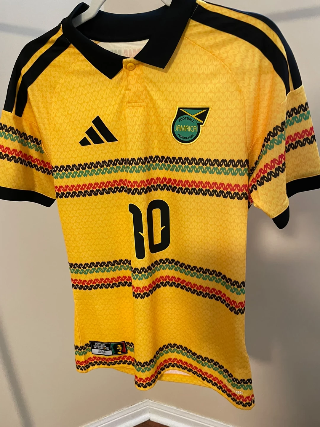 Adidas Jamaica Marley 10 Soccer Jersey