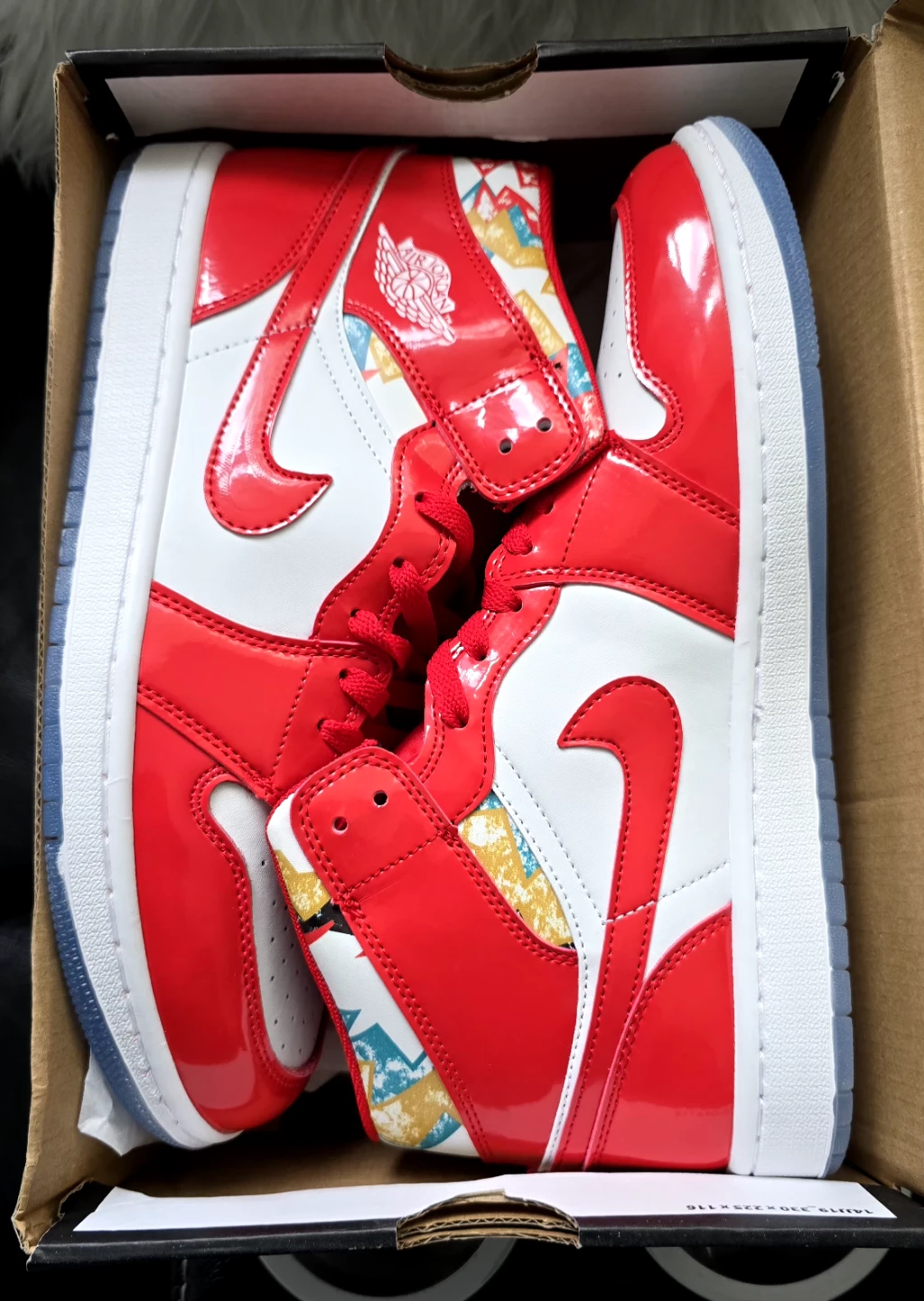 Brand new Air Jordan 1 Barcelona High glossy red sale - photo 3