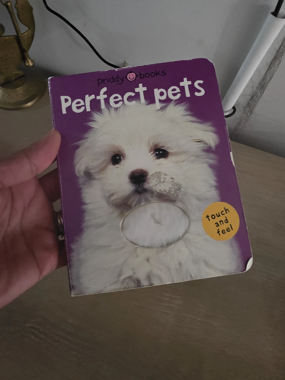 ⚽Priddy Books Perfect Pets Touch and Feel Board Book