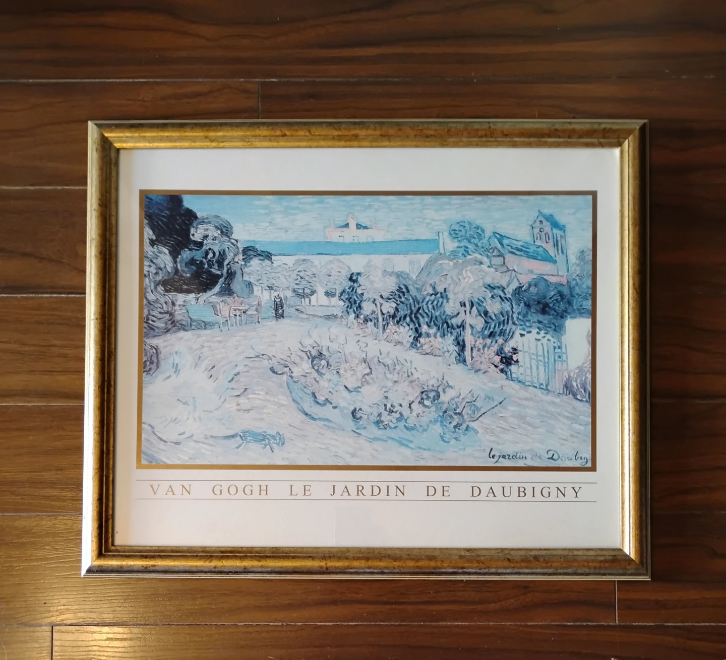Vincent Van Gogh Le Jardin De Daubigny Framed