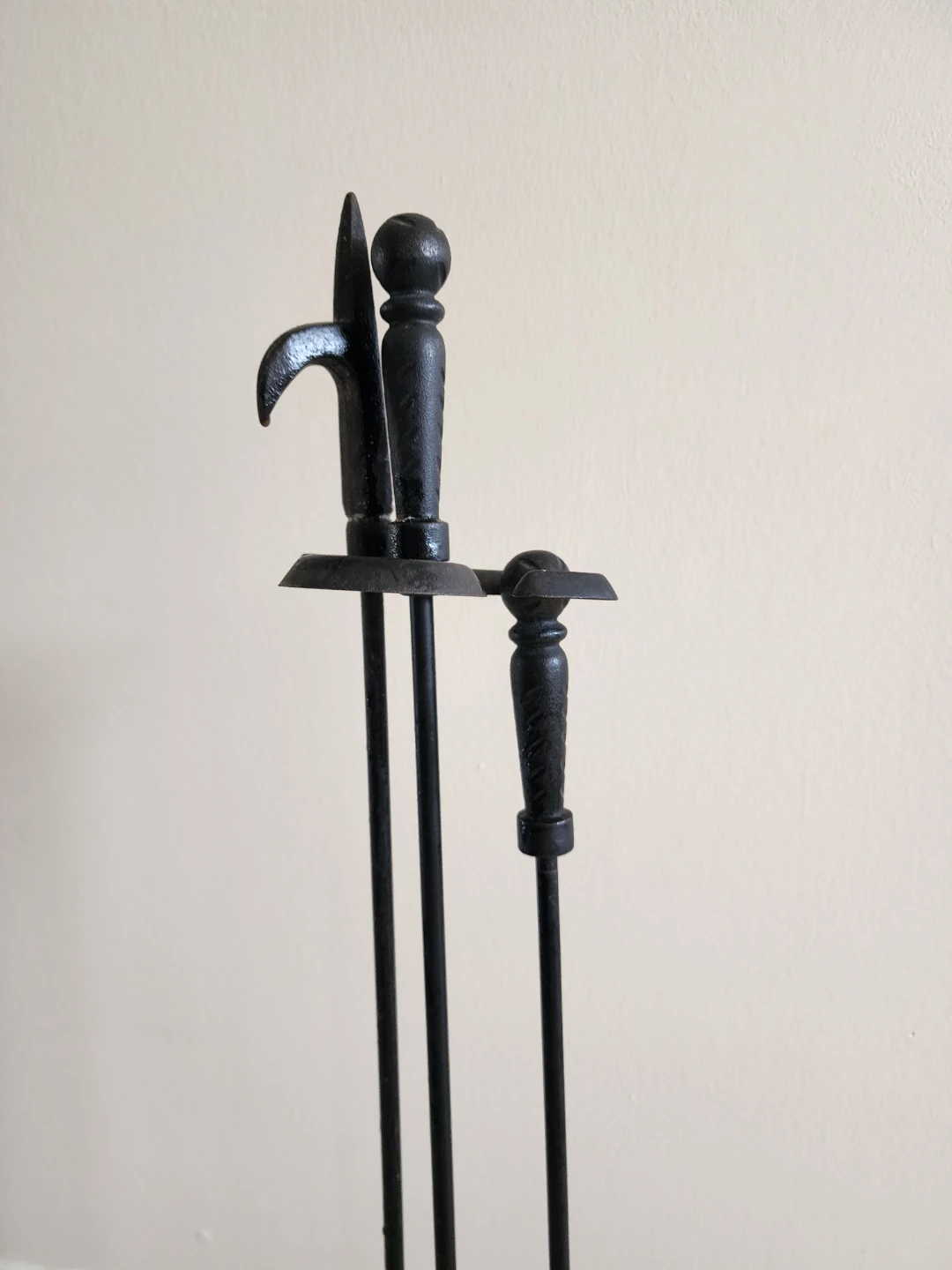 Vintage Fireplace Tool Set with Stand - photo 2