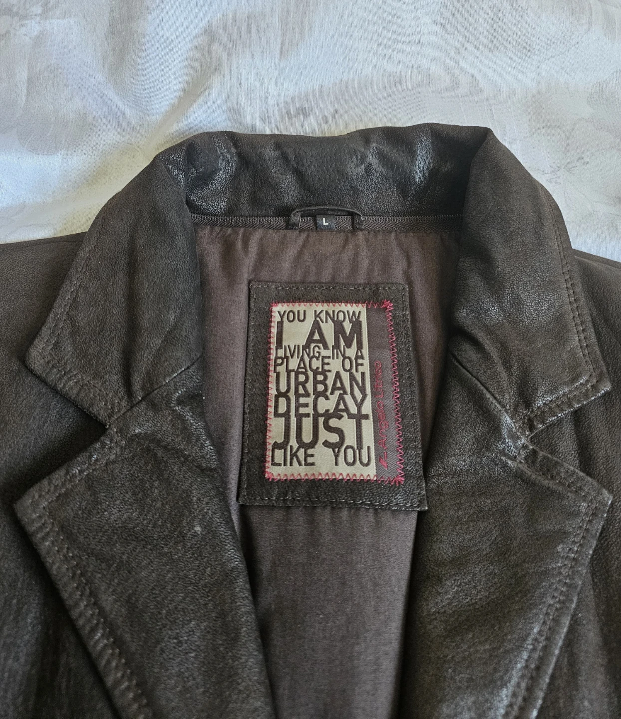 Angelo Litrico Leather-Look Blazer Jacket - Size L - photo 5