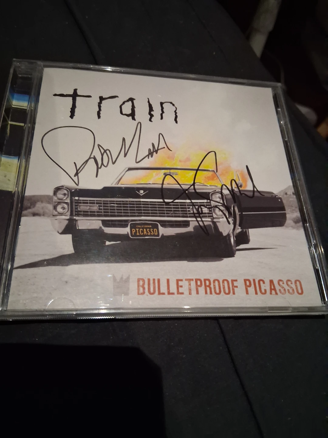 Train Bulletproof Picasso CD Signed