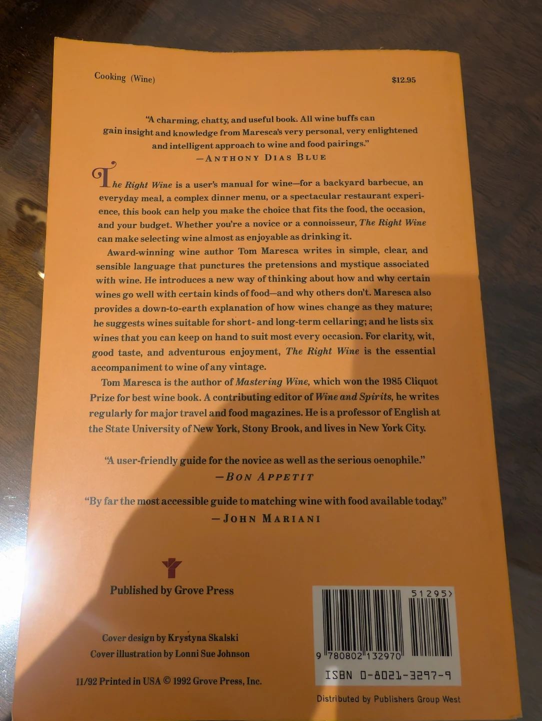 The Right Wine by Tom Maresca Book - photo 3