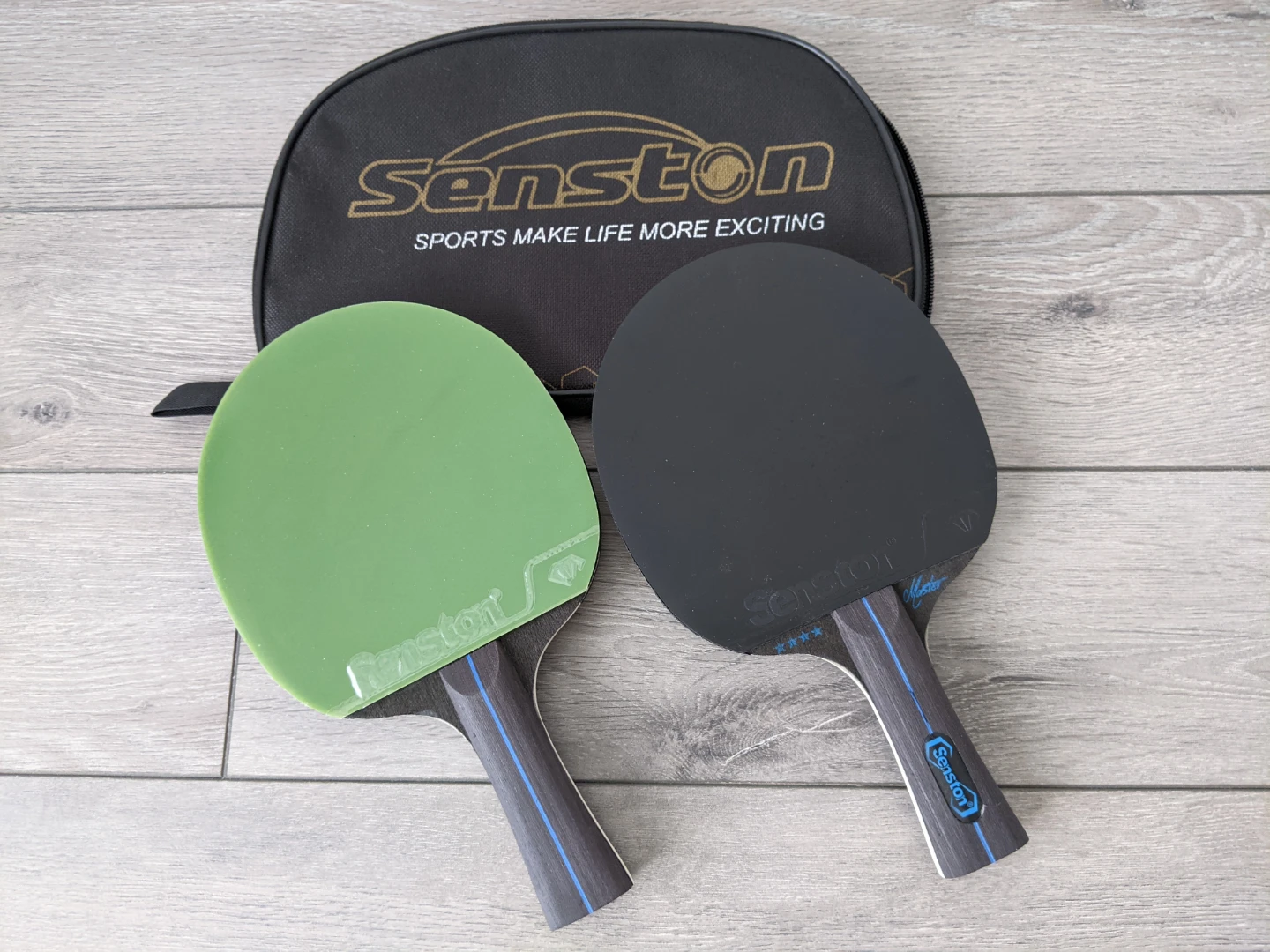 Senston Table Tennis Paddle Set with Case