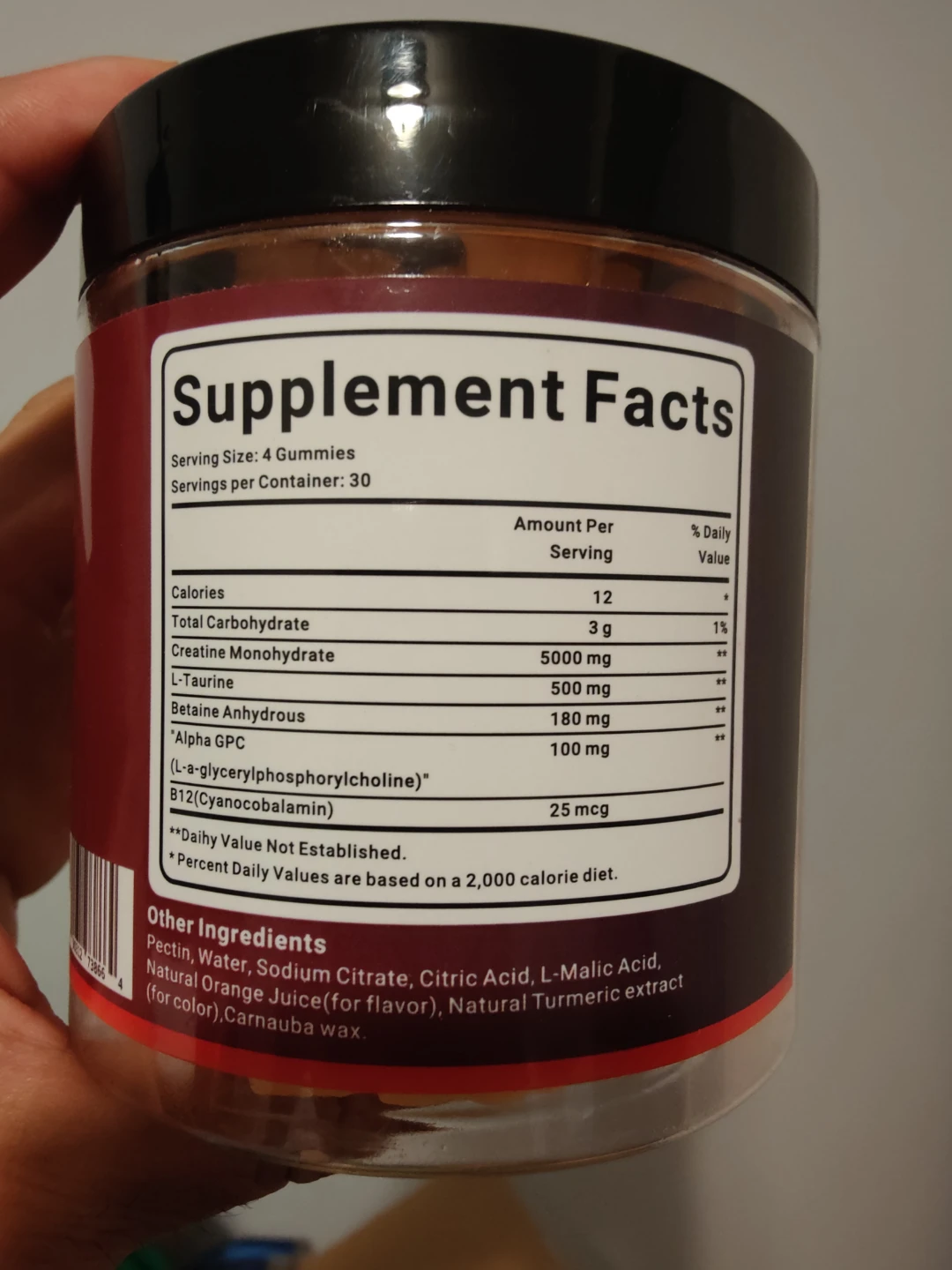 Rebirth Nutrition Creatine Monohydrate Gummies - photo 4